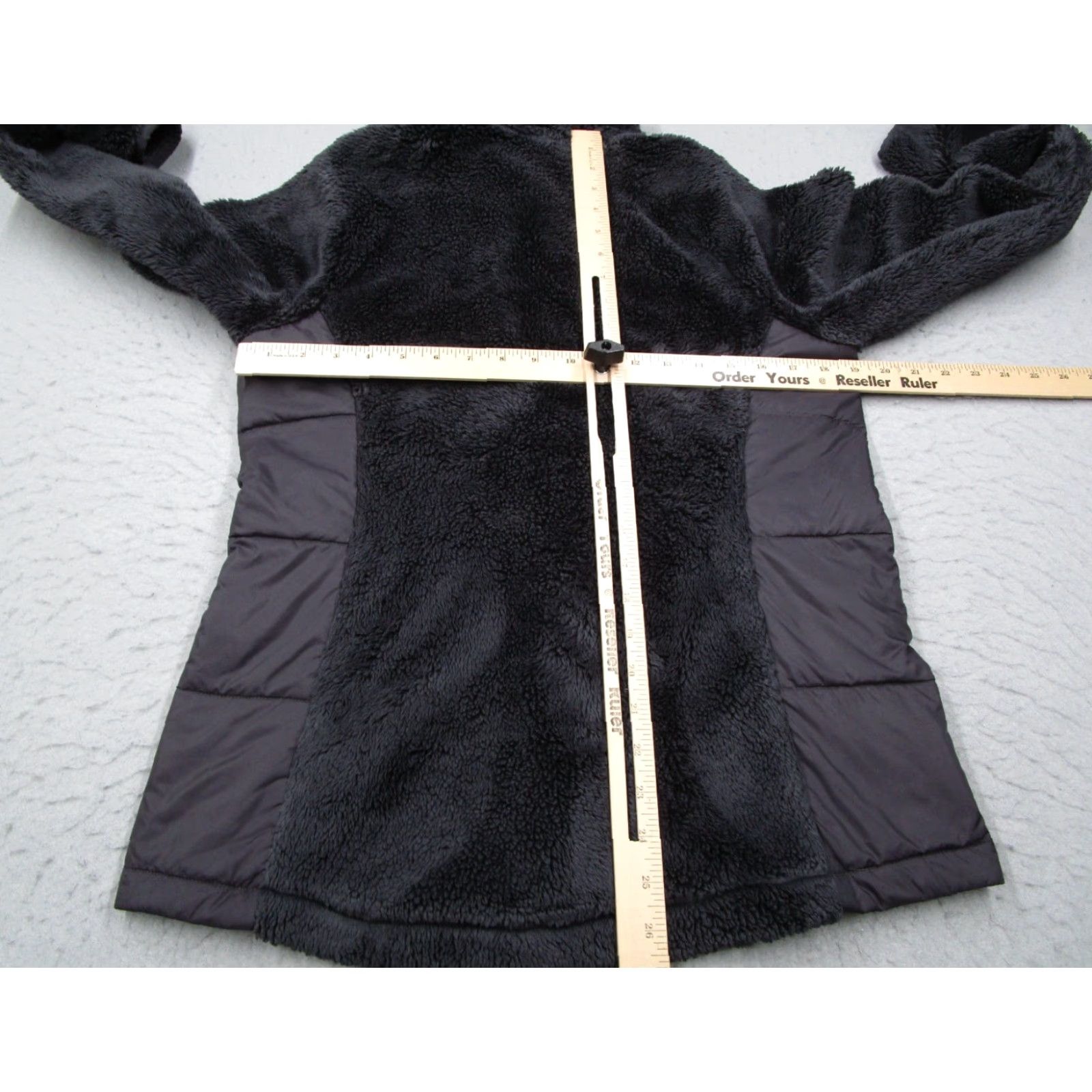 The North Face VINTAGE? No. The North Face Women Medium Gray Osito Hybrid Fleece Full Zip Deep Pile Jacket Size M / US 6-8 / IT 42-44 - 6 Thumbnail