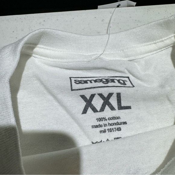 rue21 NWT RUE 21 SAMEGANG TOO BLESSED TO BE STRESSED WHITE T-SHIRT Size US XXL / EU 58 / 5 - 4 Thumbnail