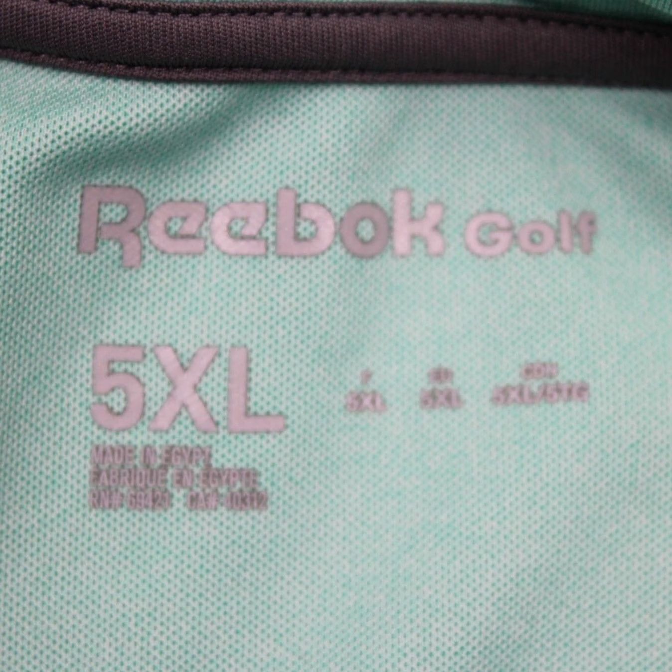 Reebok Reebok Golf Polo Shirt Mens 5XL Green Short Sleeve Polyester Polo Shirt Mens Regular Size 5XL Green Polo Shirt Golf Mens 5XL Size US XXL / EU 58 / 5 - 7 Thumbnail