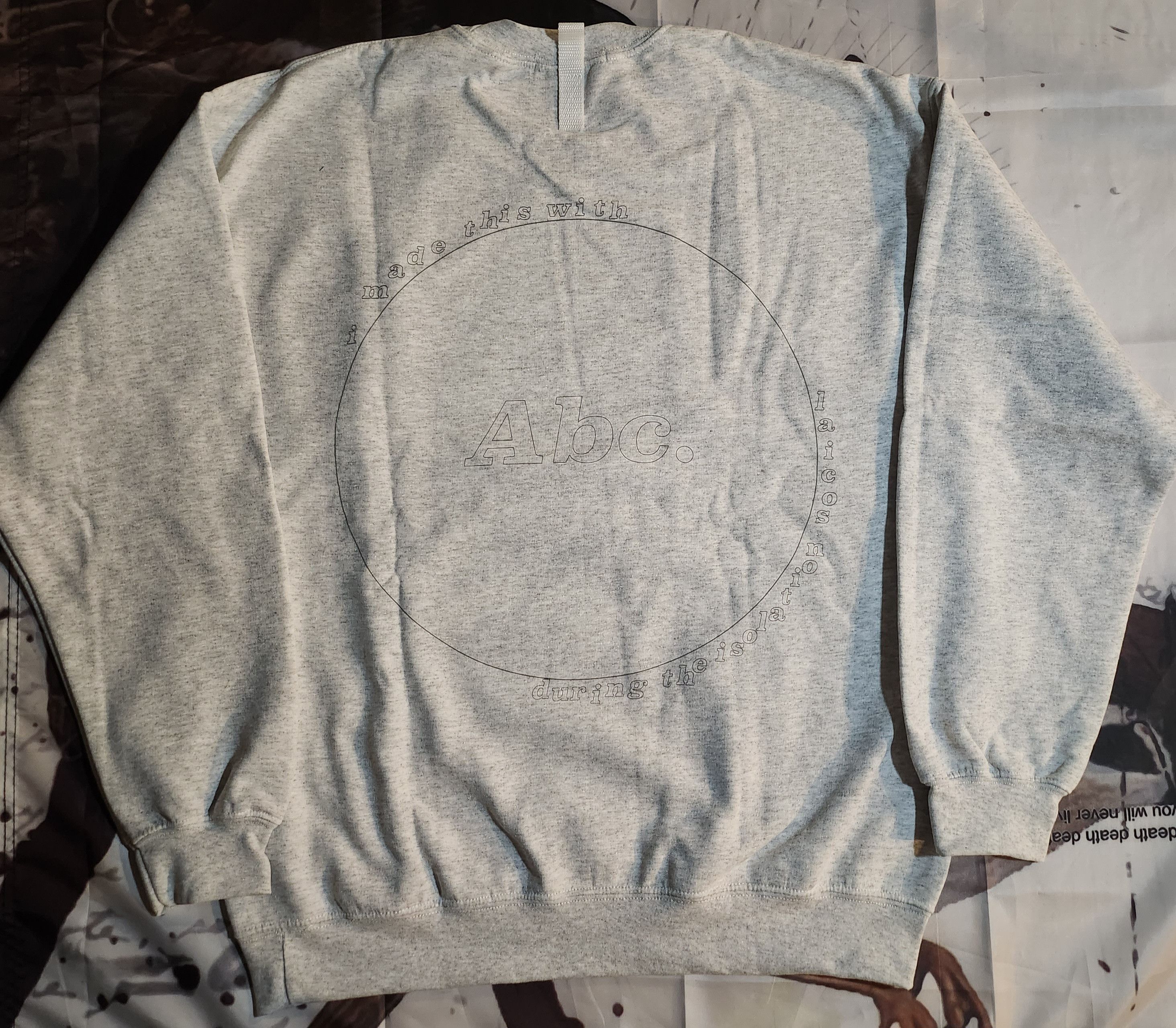 Advisory Board Crystals Abc. Social Isolation Crewneck Pullover Size US L / EU 52-54 / 3 - 2 Thumbnail