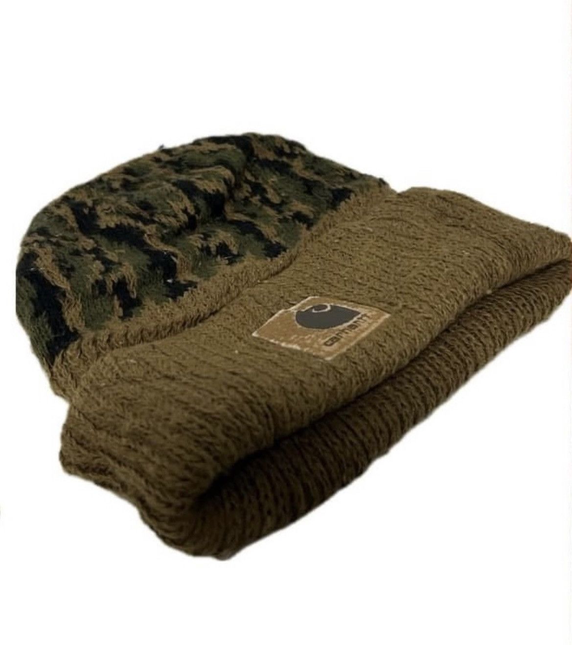 Calvin Klein × Carhartt × Vintage Vintage Carhartt beanie leopard Size ONE SIZE - 4 Thumbnail