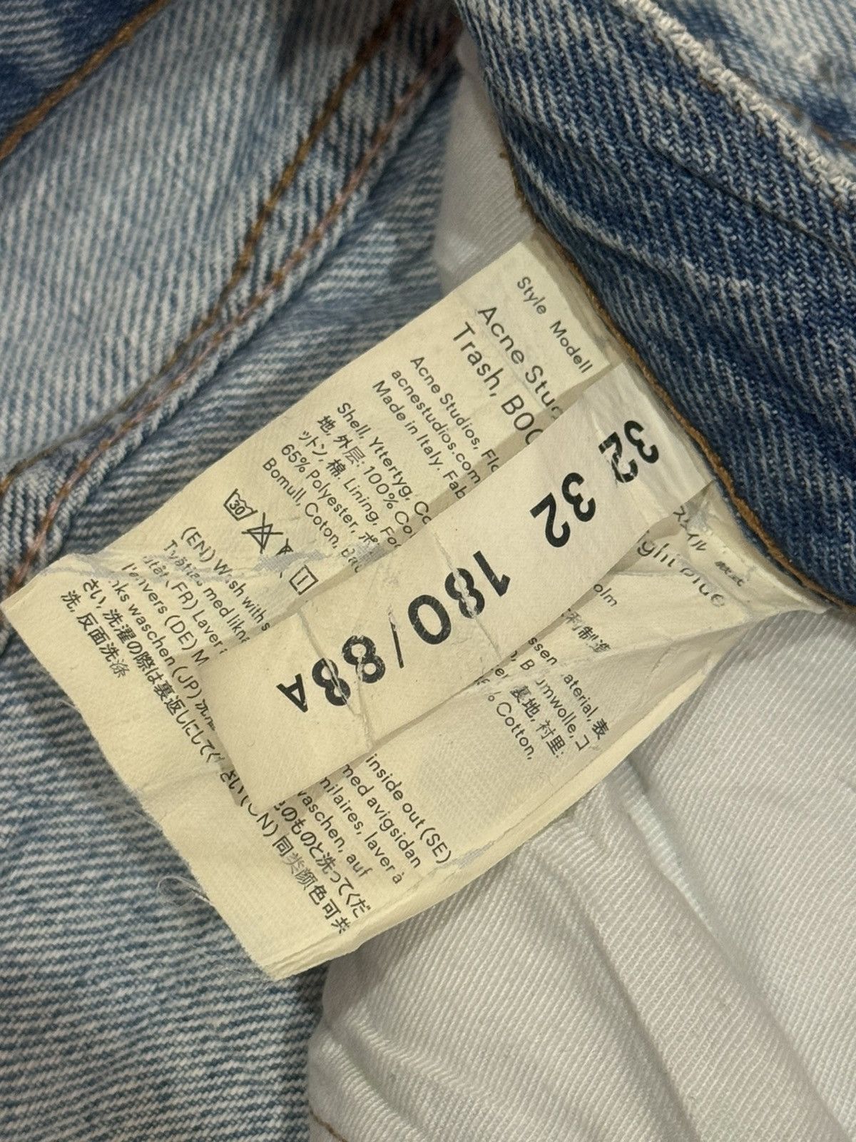 Acne Studios Acne Studios Blå Konst denim jeans Size US 34 / EU 50 - 5 Thumbnail