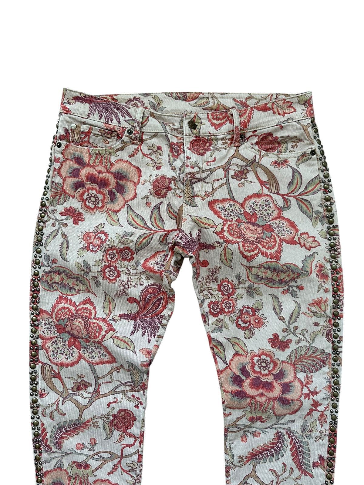 Denim & Supply Ralph Lauren Denim & Supply Ralph Lauren Floral Flowers Skinny Jeans Size 31" - 2 Thumbnail