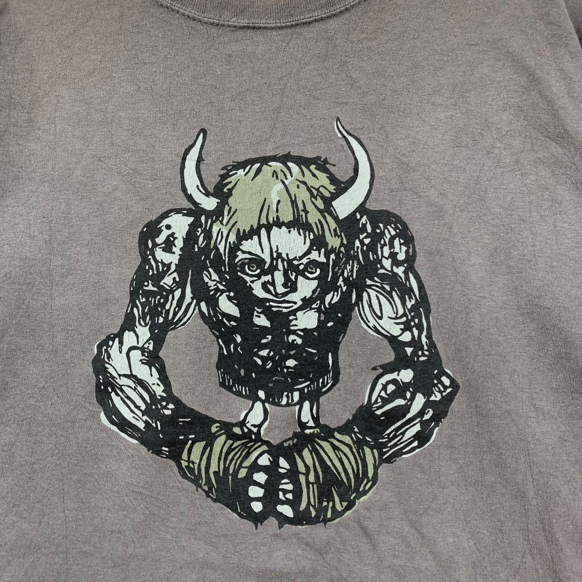 Vintage Vintage DEMON MINOTAUR Anime Art By Anvil Short Sleeve Shirt Size US M / EU 48-50 / 2 - 3 Thumbnail