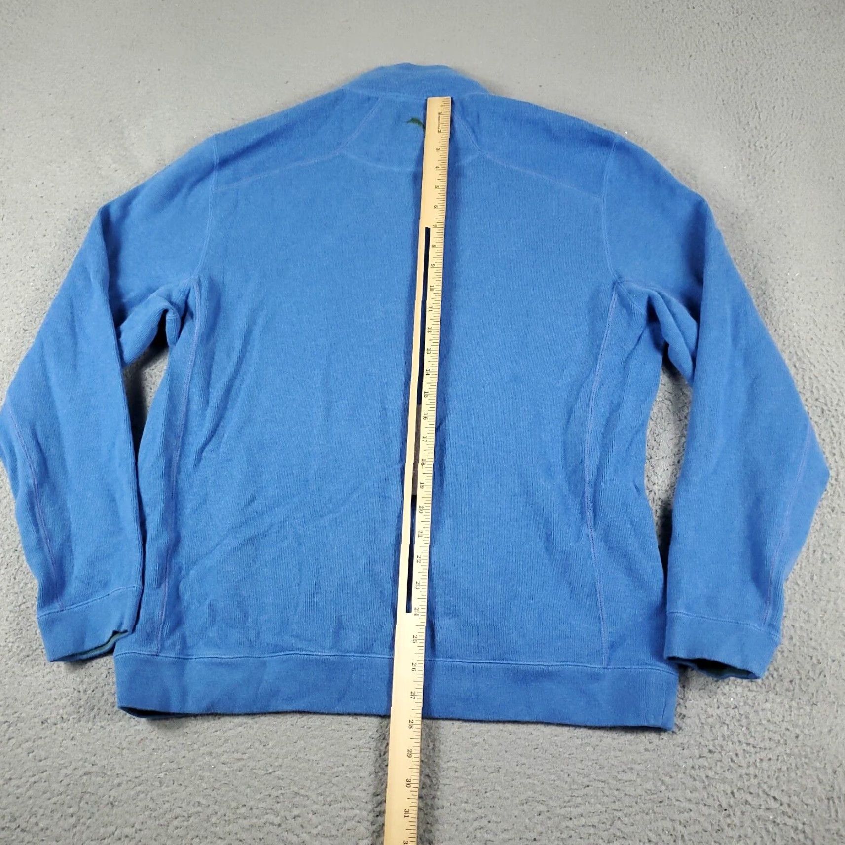 Tommy Bahama Tommy Bahama Mens Large Blue 1/4 Zip Up Pullover Sweatshirt Size US L / EU 52-54 / 3 - 6 Thumbnail