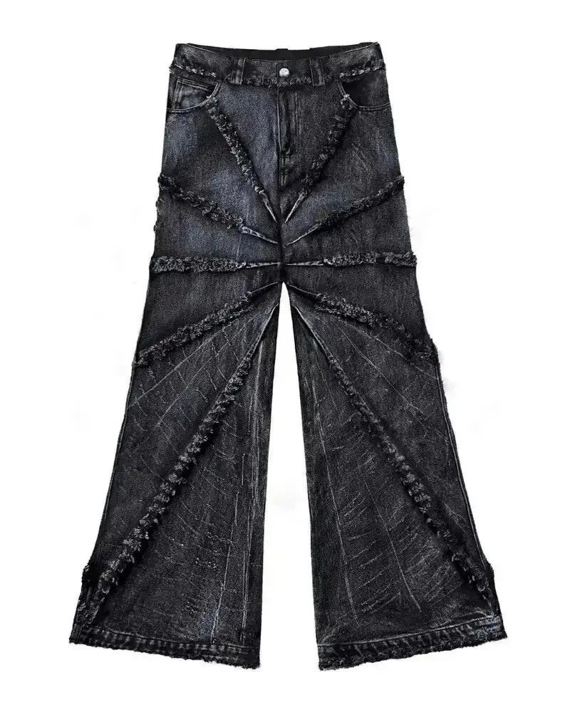 Japanese Brand Y2k Retro Oversized Punk Retro Hip Hop Jeans Size US 32 / EU 48 - 1 Thumbnail