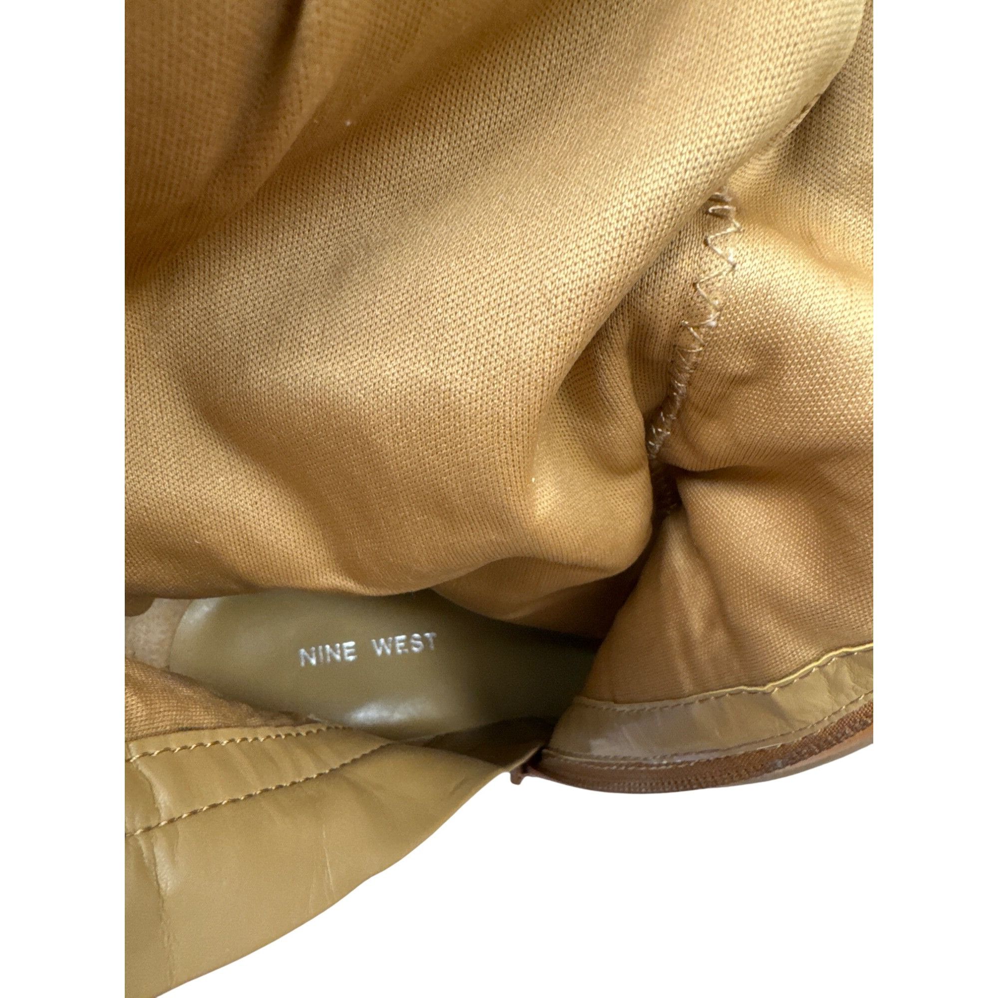Nine West Nine West Womens Brown Leather Knee-High Boots Size 7.5M SKU Size US 7.5 / IT 37.5 - 14 Thumbnail