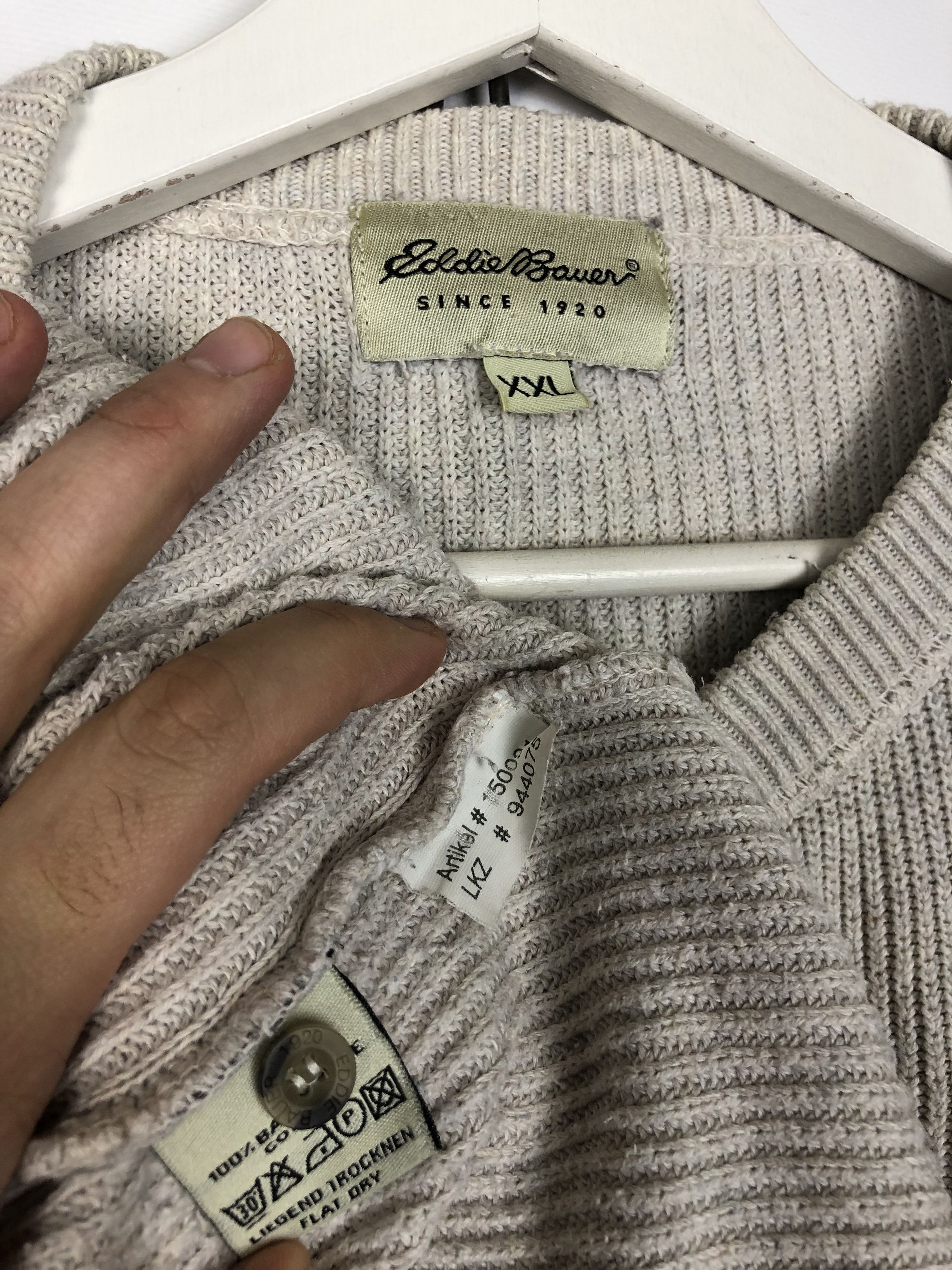 Eddie Bauer Eddie Bauer Knit Sweater Pullover Beige size XXL Size US XXL / EU 58 / 5 - 8 Thumbnail