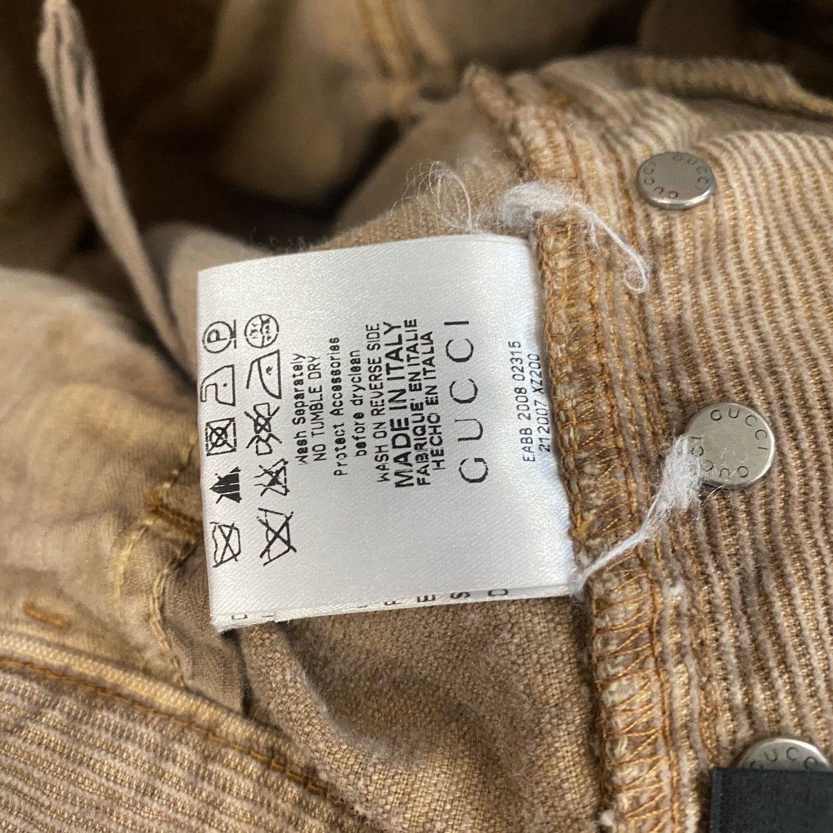 Gucci Brown Gucci Corduroy Pant Size US 28 / EU 44 - 4 Thumbnail