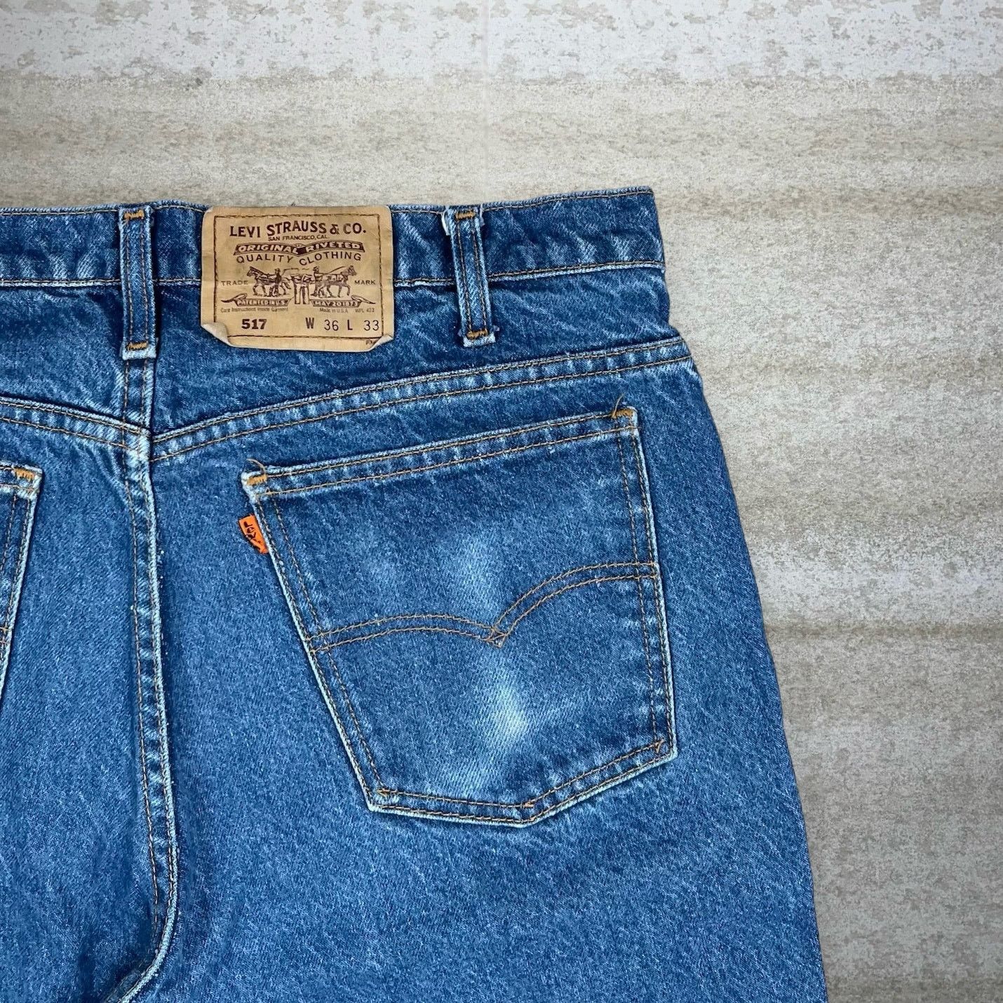 Levi's Vintage 90s Levis Jeans 36x322 Bootcut Flared Medium Wash Size US 36 / EU 52 - 3 Thumbnail