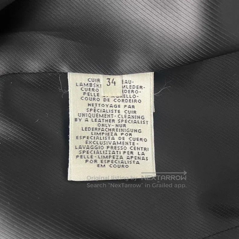 Hermes Hermes Minimalist Style Lamb Leather Jacket Size XXS / US 00 / IT 34 - 5 Thumbnail