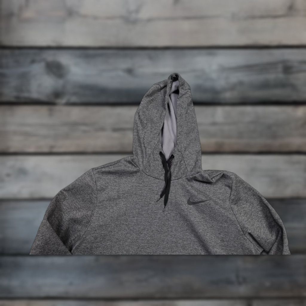 Nike Nike Sweatshirt Men M Gray Therma-Fit Pullover Hooded Sweatshirt for Gym Training Indoor Outdoor Size US M / EU 48-50 / 2 - 1 Thumbnail