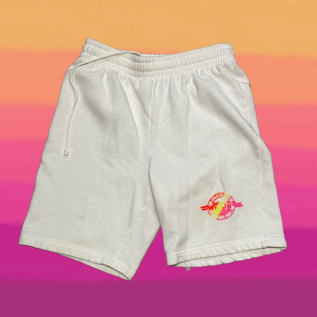 Vintage 80's Weider Muscle Gear White Shorts Size 28" / US 6 / IT 42 - 1 Thumbnail