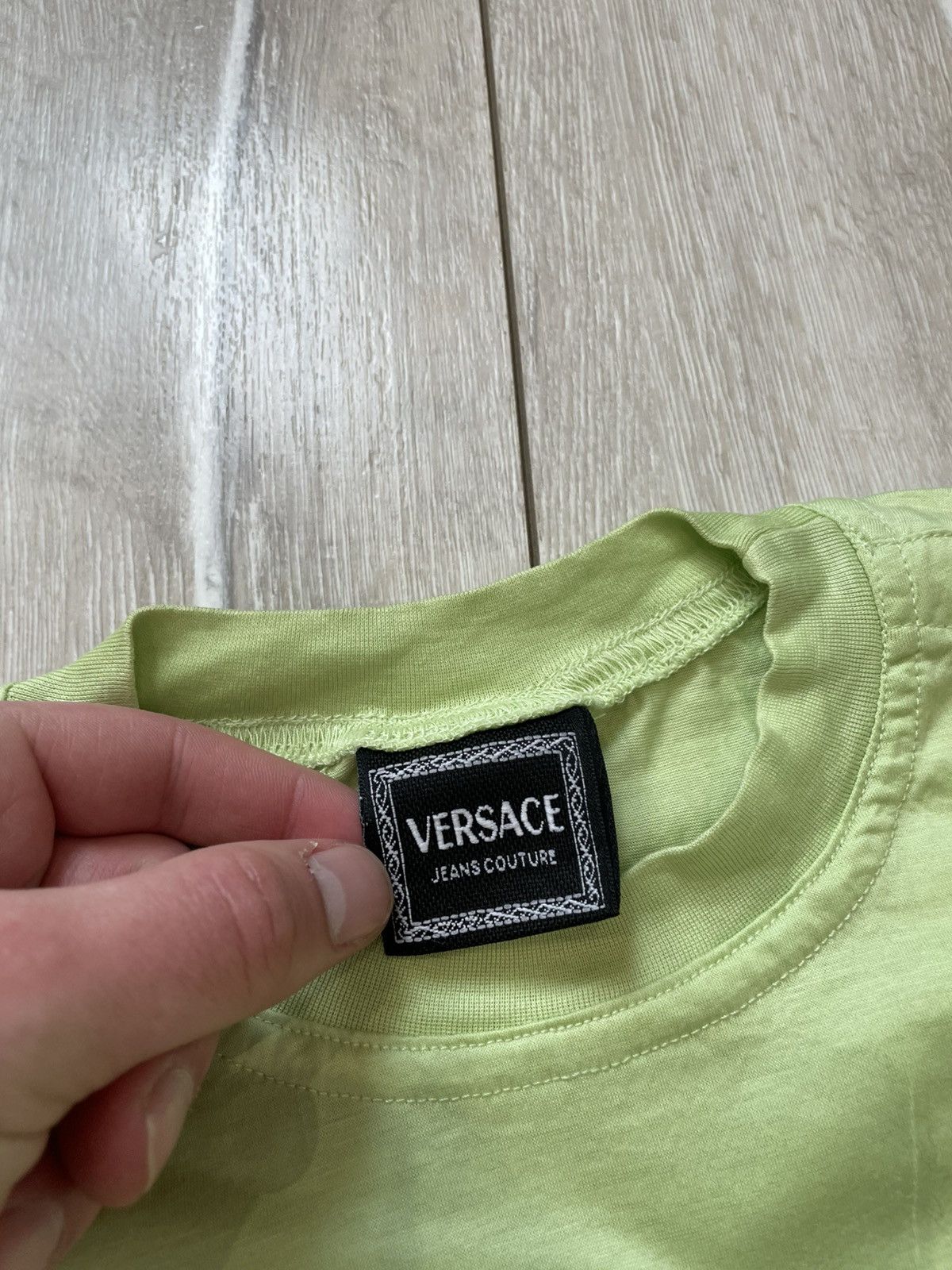 Versace Jeans Couture × Vintage Vintage Versace Jeans Couture Tee Rare Spellout Logo S Size US S / EU 44-46 / 1 - 4 Thumbnail