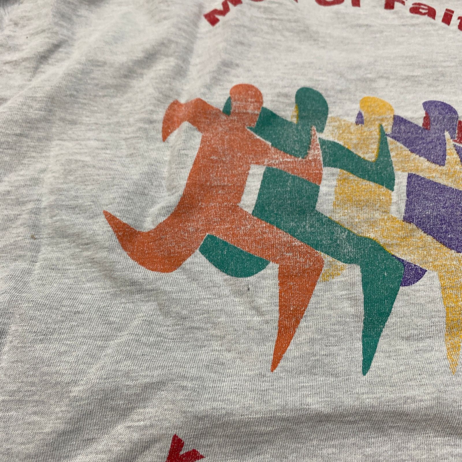 Vintage VTG Men of Faith Youth Olympics Yokoto AB Japan Shirt Large Size US L / EU 52-54 / 3 - 11 Thumbnail