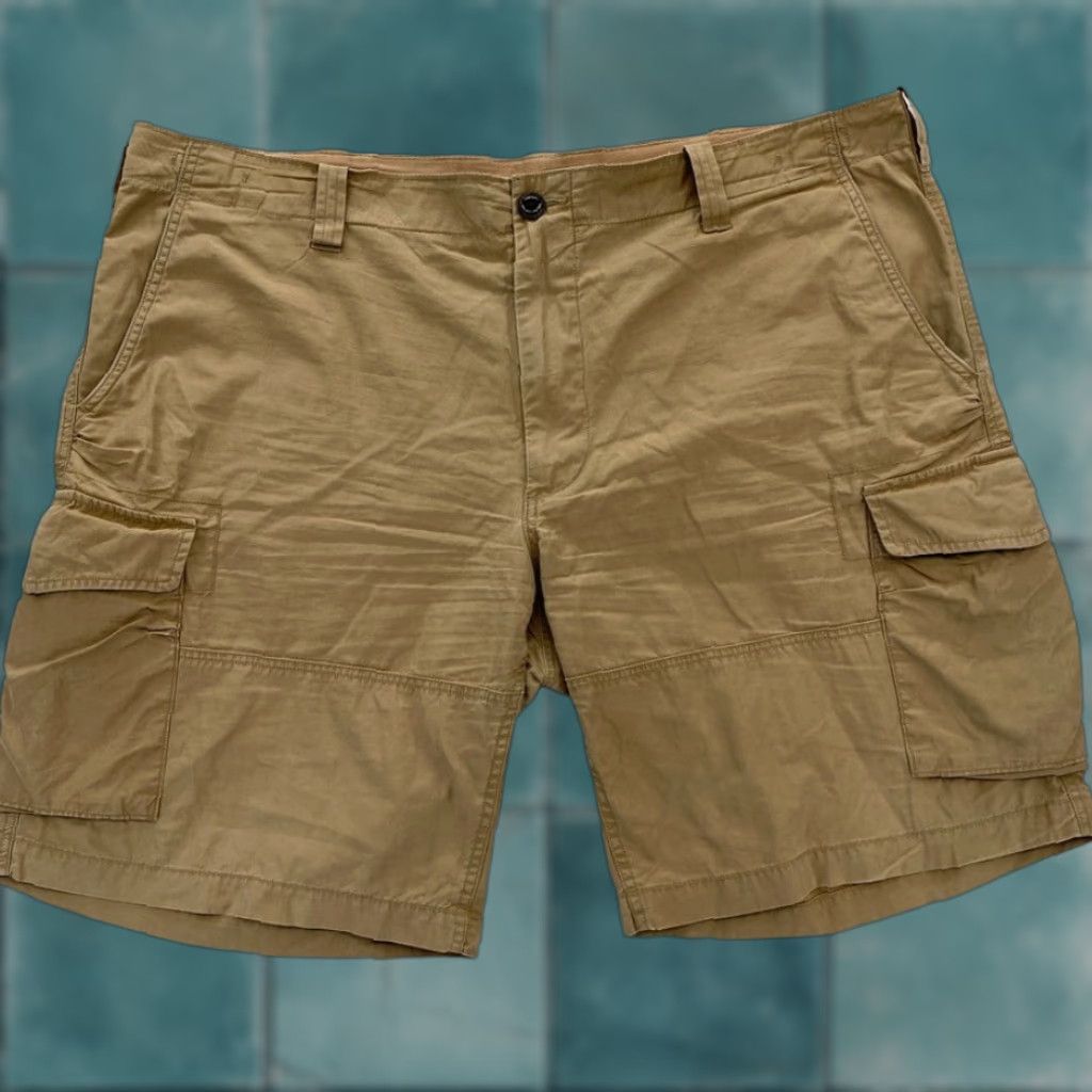 Polo Ralph Lauren Polo Ralph Lauren Cargo Shorts Mens 42 Brown Classic Fit Drill Khaki Military Cargo Pocket Cotton Shorts Mens 42 Brown Size US M / EU 48-50 / 2 - 1 Thumbnail