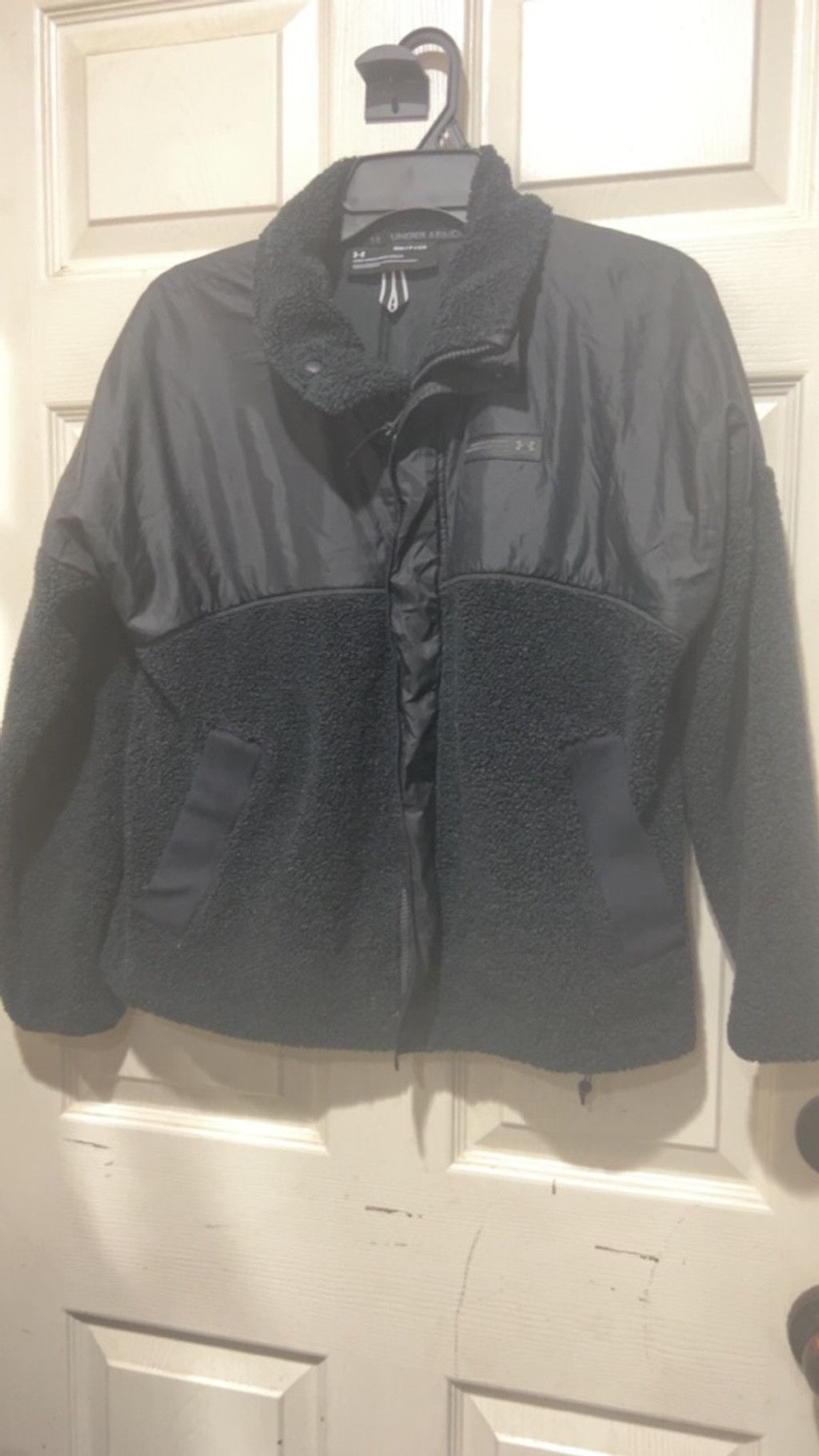 Under Armour Women's Under Armour Black Fleece & Nylon Jacket S Size S / US 4 / IT 40 - 5 Thumbnail