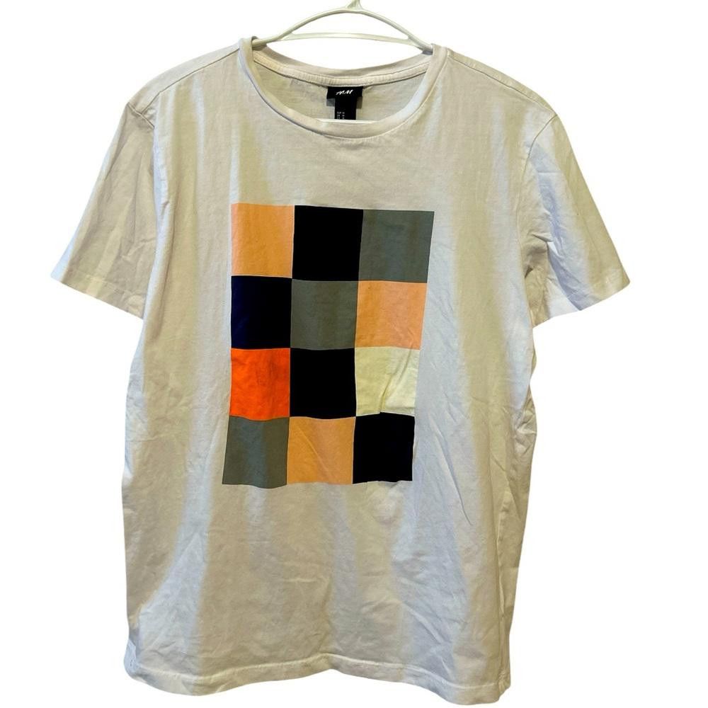 H&M Men's H&M White T-Shirt Size M Size US M / EU 48-50 / 2 - 1 Thumbnail