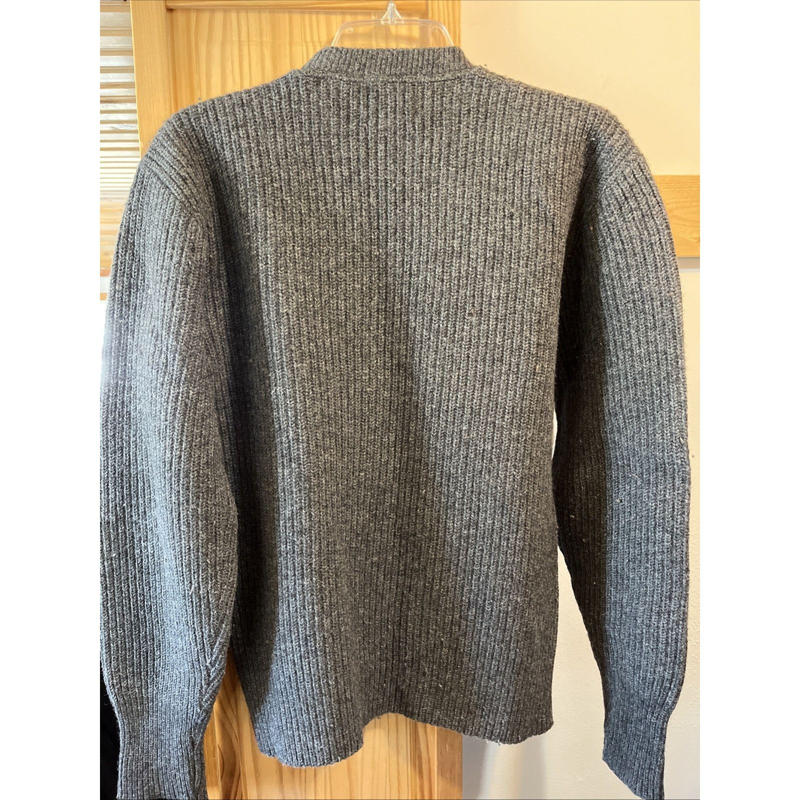 Other Welgrume Sportswear Women’s M Lambswool Orlon Sweater Gray Size M / US 6-8 / IT 42-44 - 7 Thumbnail