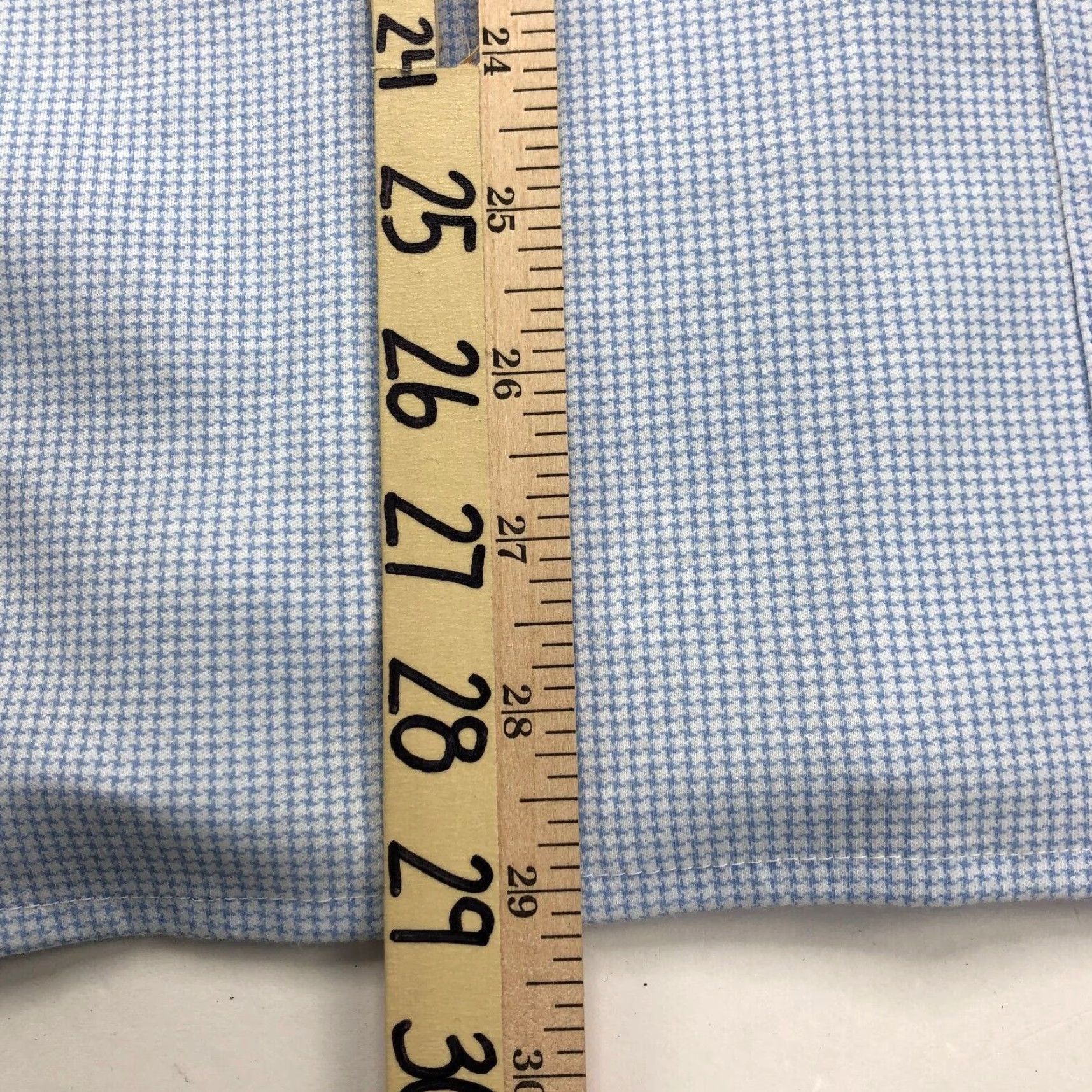 Peter Millar PETER MILLAR Desoto XL 18 Mens Button Long Sleeve Casual Shirt Blue All Over Print Shirt Mens XL Blue All Seasons Geometric Button-Up Casual Mens Size US XL / EU 56 / 4 - 7 Thumbnail