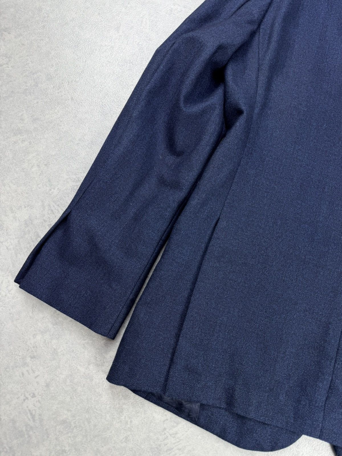 Hardy Amies Hardy Amies Wool Blazer Navy Size 46R Size 36R - 15 Thumbnail