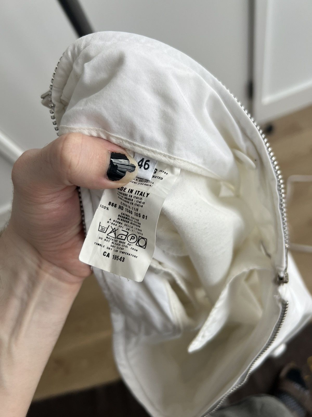 Helmut Lang AW99 White Flight Cargo Pants Size US 30 / EU 46 - 10 Thumbnail