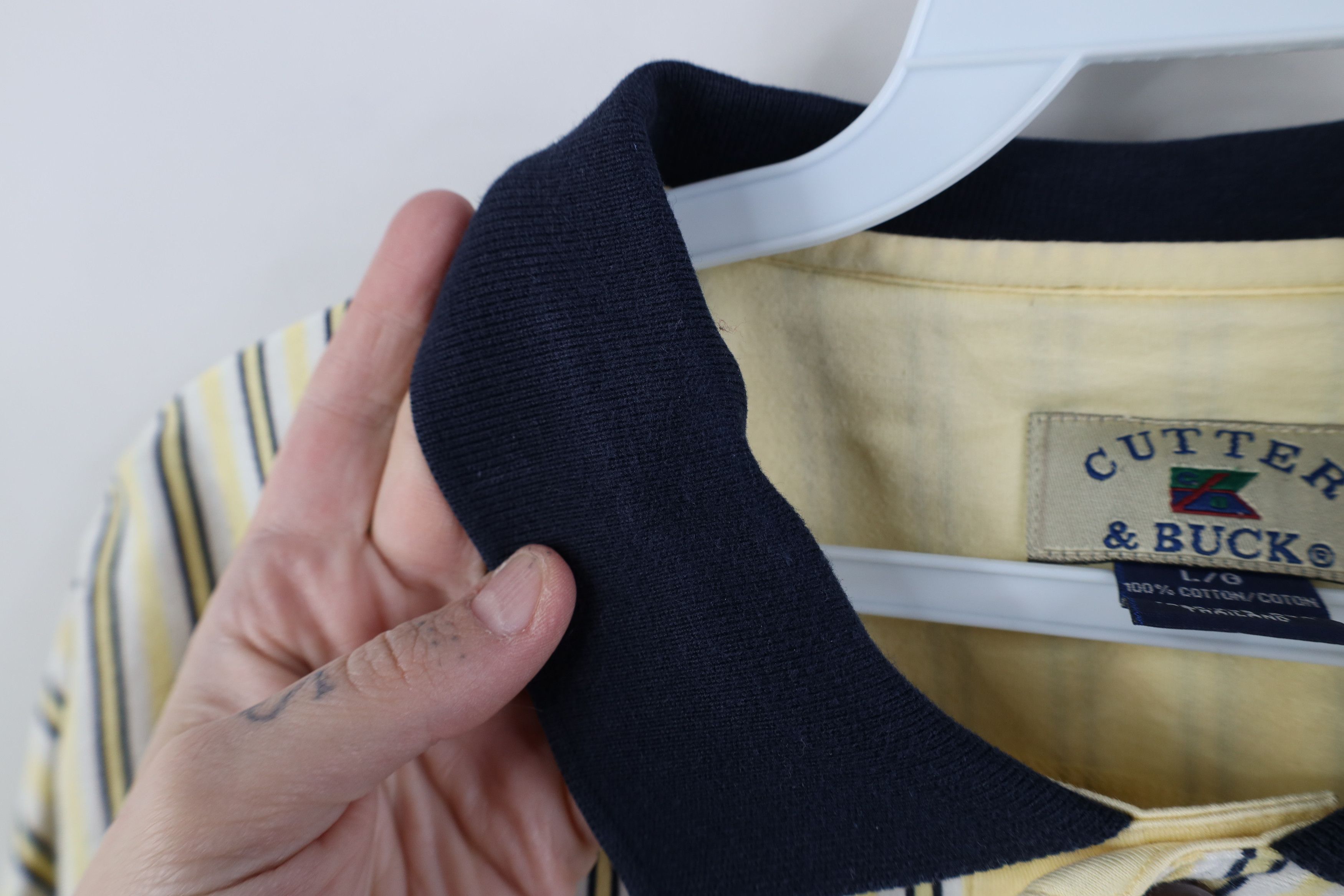 Vintage Vintage 90s Streetwear Wolf Run Collared Golf Polo Shirt Size US L / EU 52-54 / 3 - 8 Thumbnail