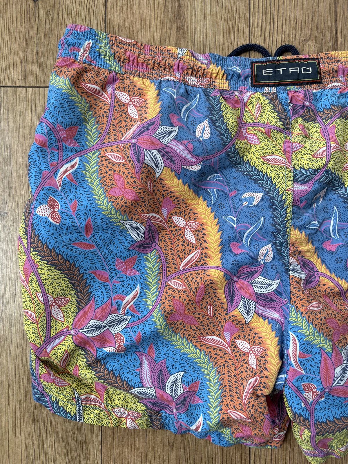 Etro ETRO Full Print Floral Swim Shorts Size US 34 / EU 50 - 8 Thumbnail