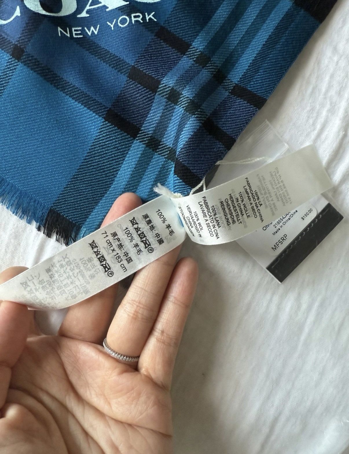 Coach Coach scarf great gift Size ONE SIZE - 3 Thumbnail