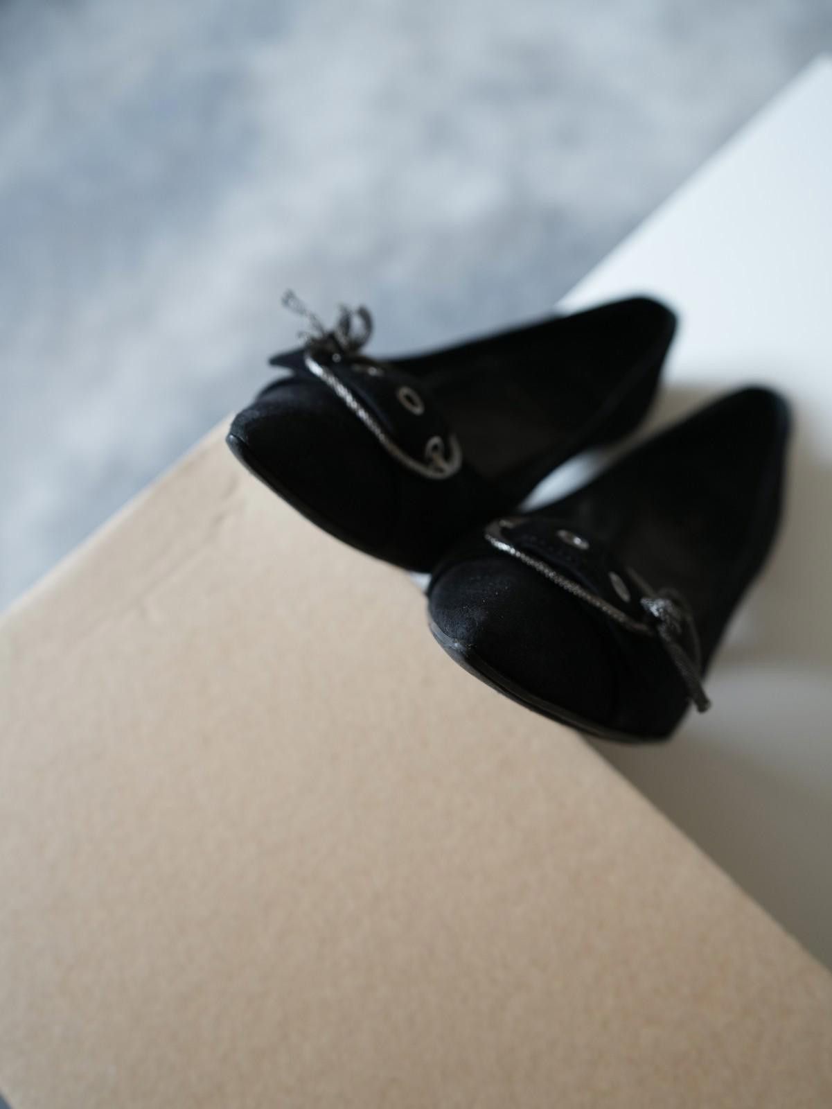Miu Miu 2000s Miu Miu Suede Bow Buckle Pointed Toe Heel Pump Size US 8.5 / IT 38.5 - 12 Thumbnail