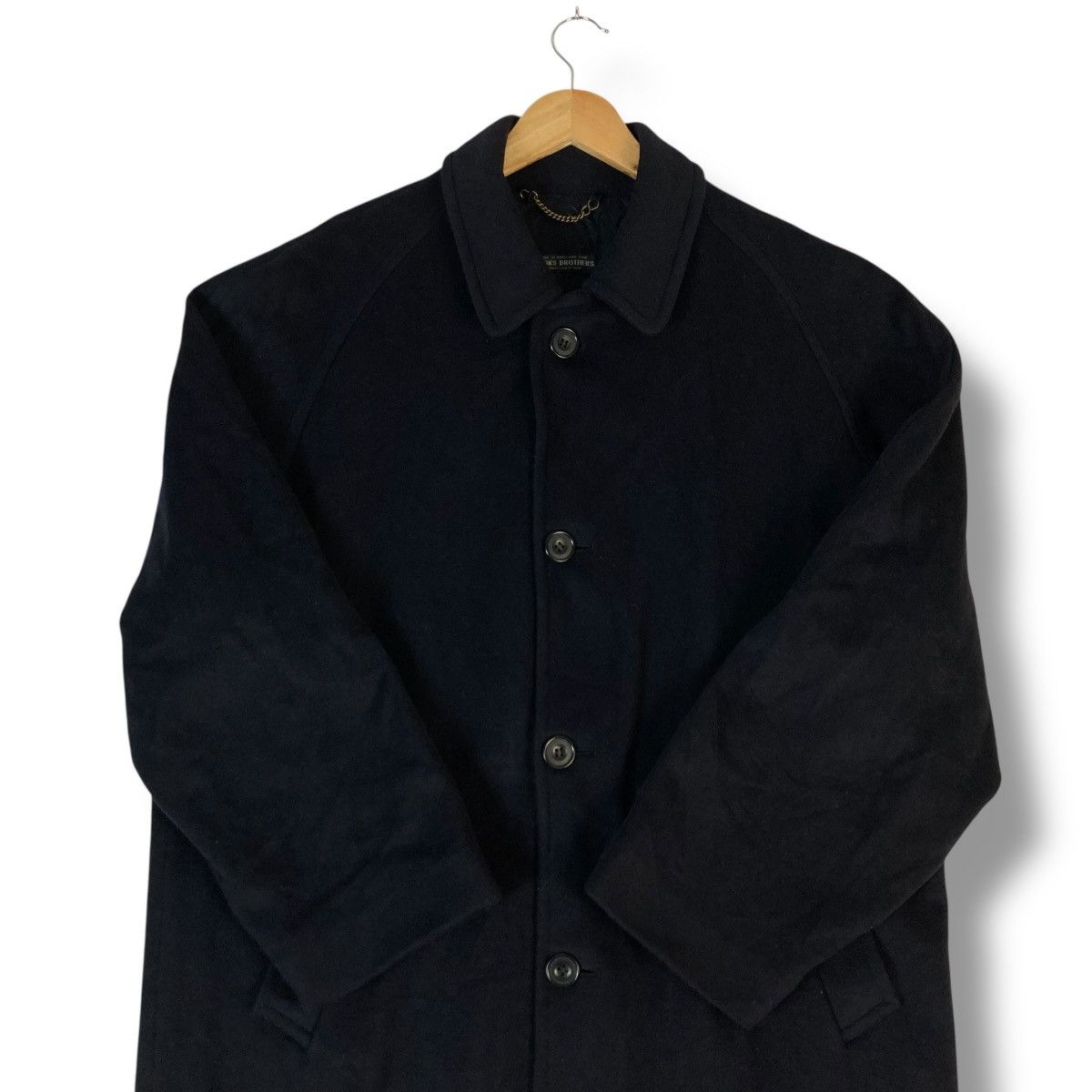 Brooks Brothers 🇬🇧 VINTAGE BROOKS BROTHERS WOOL OVERCOAT JACKET Size US M / EU 48-50 / 2 - 6 Thumbnail