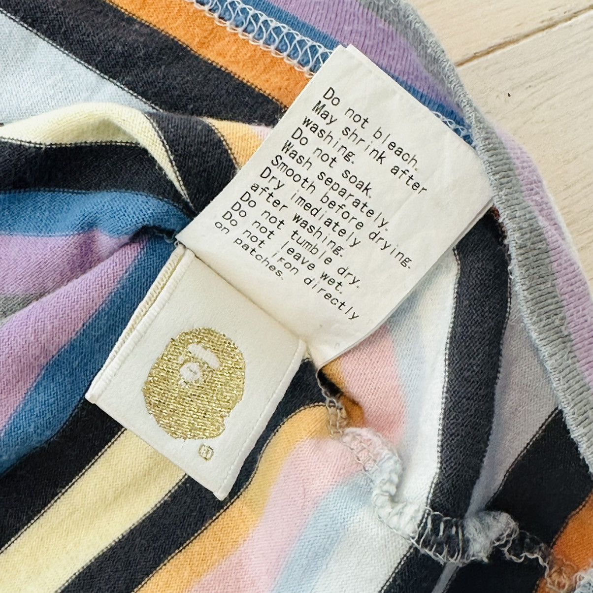 Nigo MULTI COLOR STRIPE TEE Size US M / EU 48-50 / 2 - 6 Thumbnail