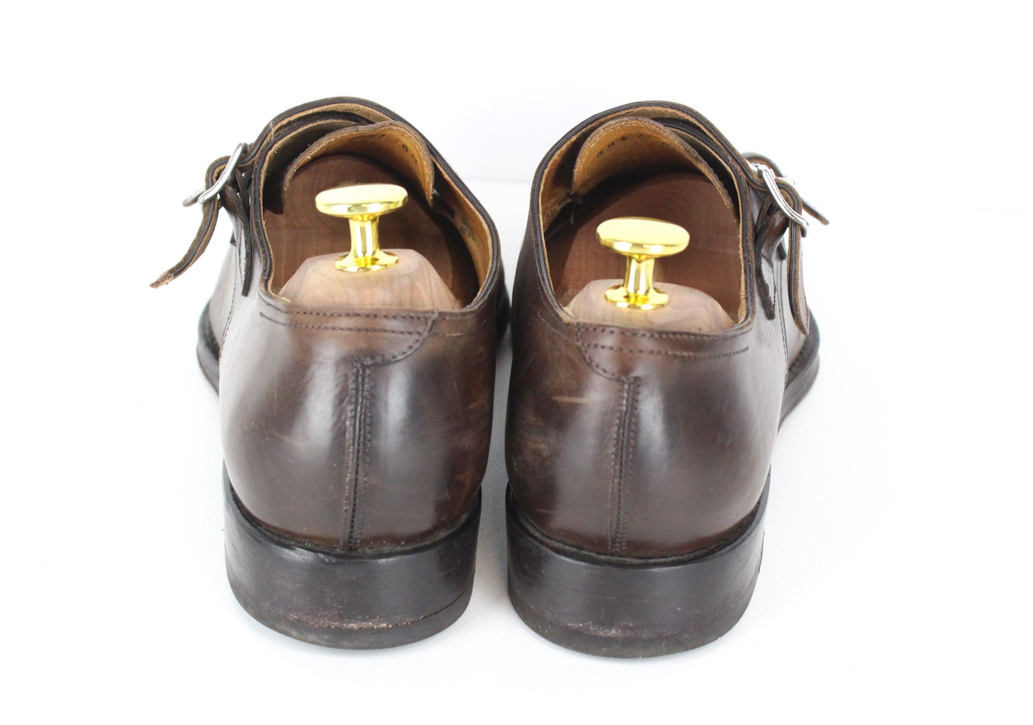 Suitsupply EU39.5 Brown Double Monk Leather Shoes 73440 Size US 6.5 / EU 39-40 - 6 Thumbnail