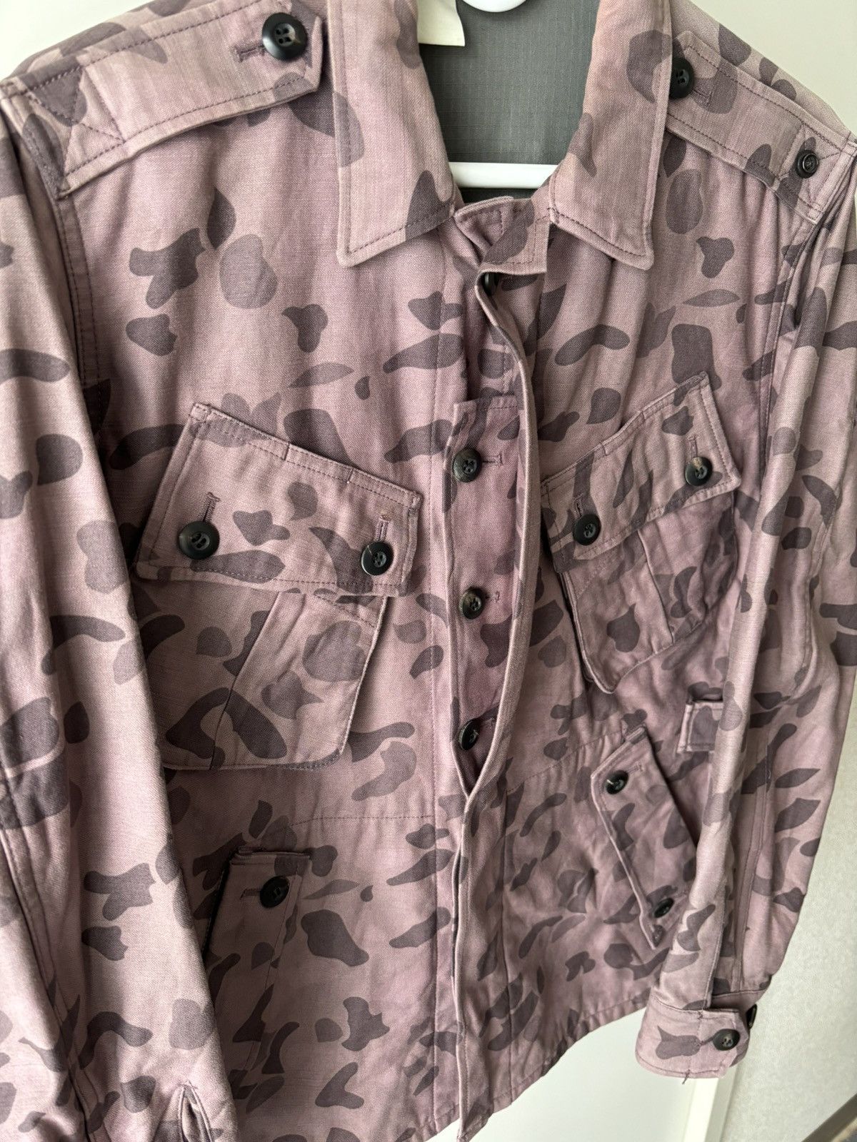 N.Hoolywood N. Hoolywood Purple Camo Military Jacket Size US S / EU 44-46 / 1 - 4 Thumbnail