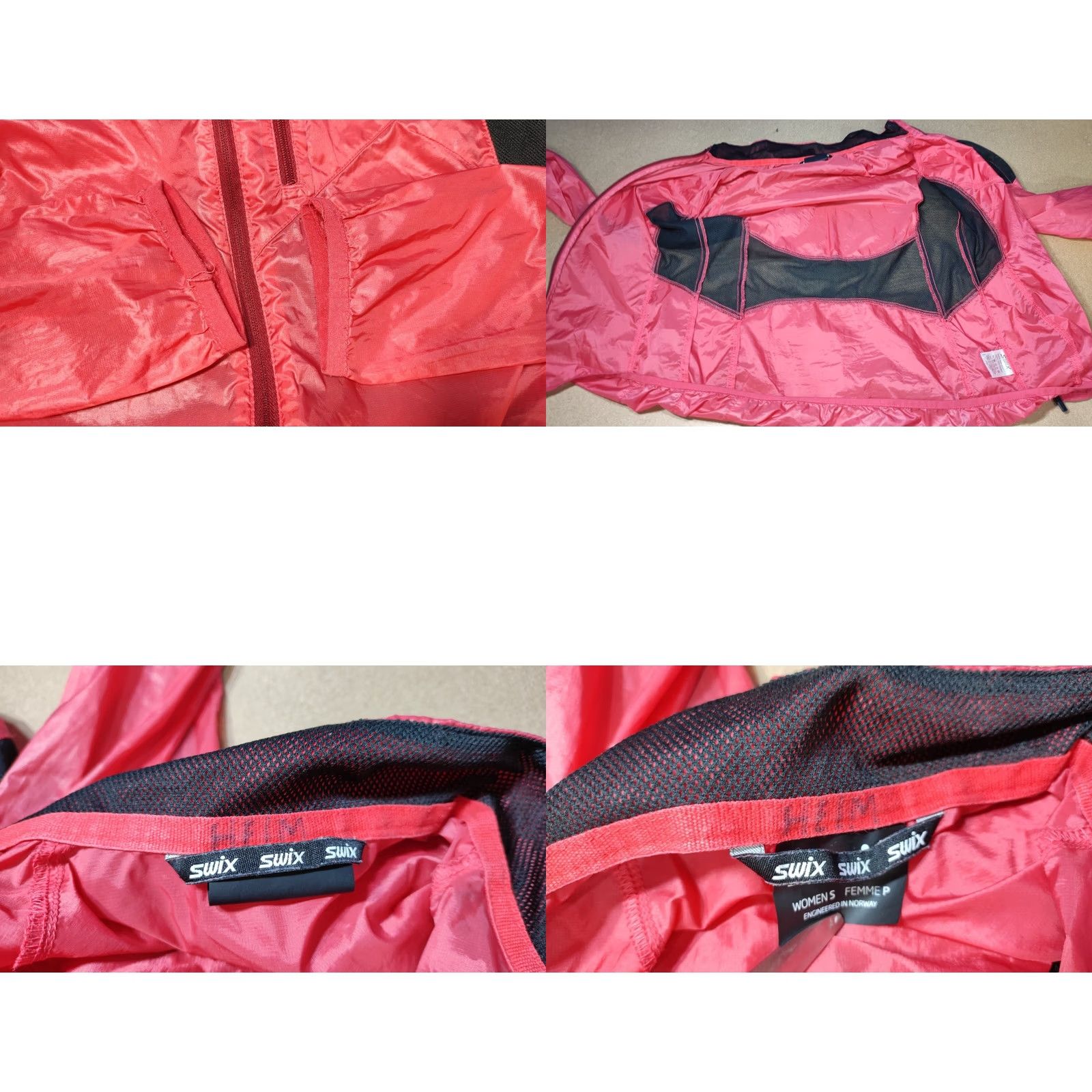 Vintage SWIX Women Pink Track Jacket Top Full Zip Lightweight Running Size S Activewear Sports Size S / US 4 / IT 40 - 8 Thumbnail