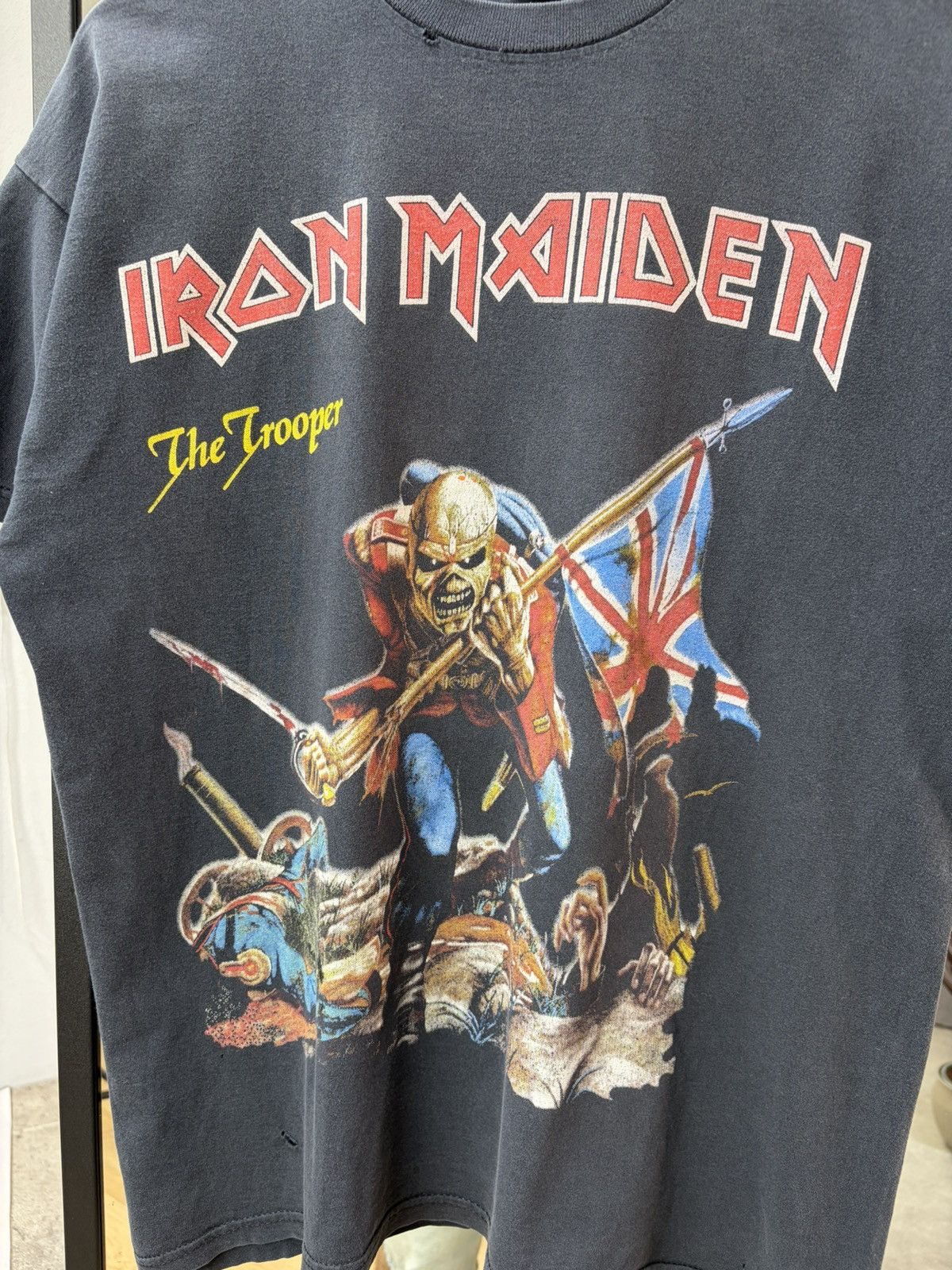 Iron Maiden Iron Maiden “The Trooper” T-Shirt Black Vintage Double-Sided Size US M / EU 48-50 / 2 - 3 Thumbnail