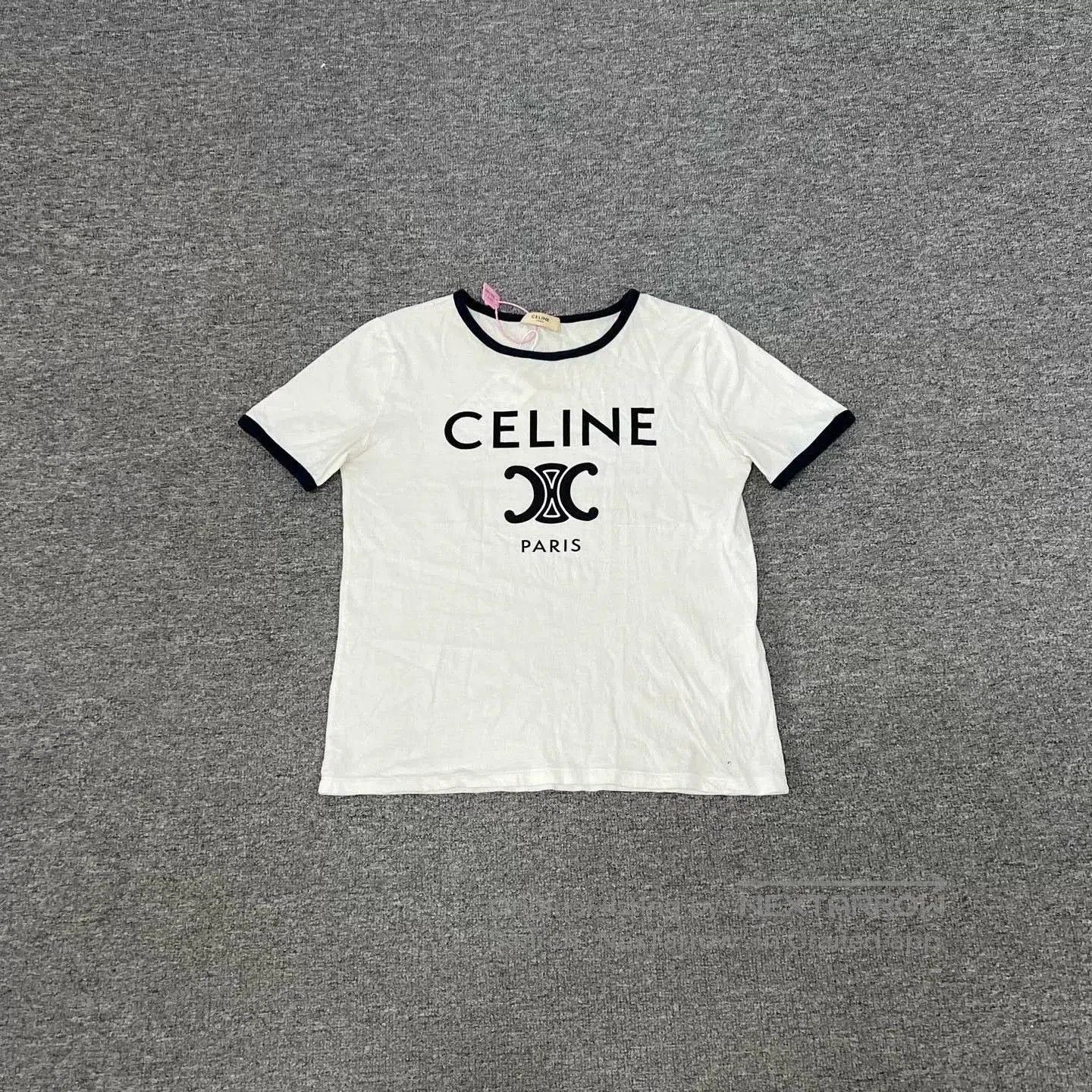 Celine Celine White Triomphe Short. Size S / US 4 / IT 40 - 1 Thumbnail