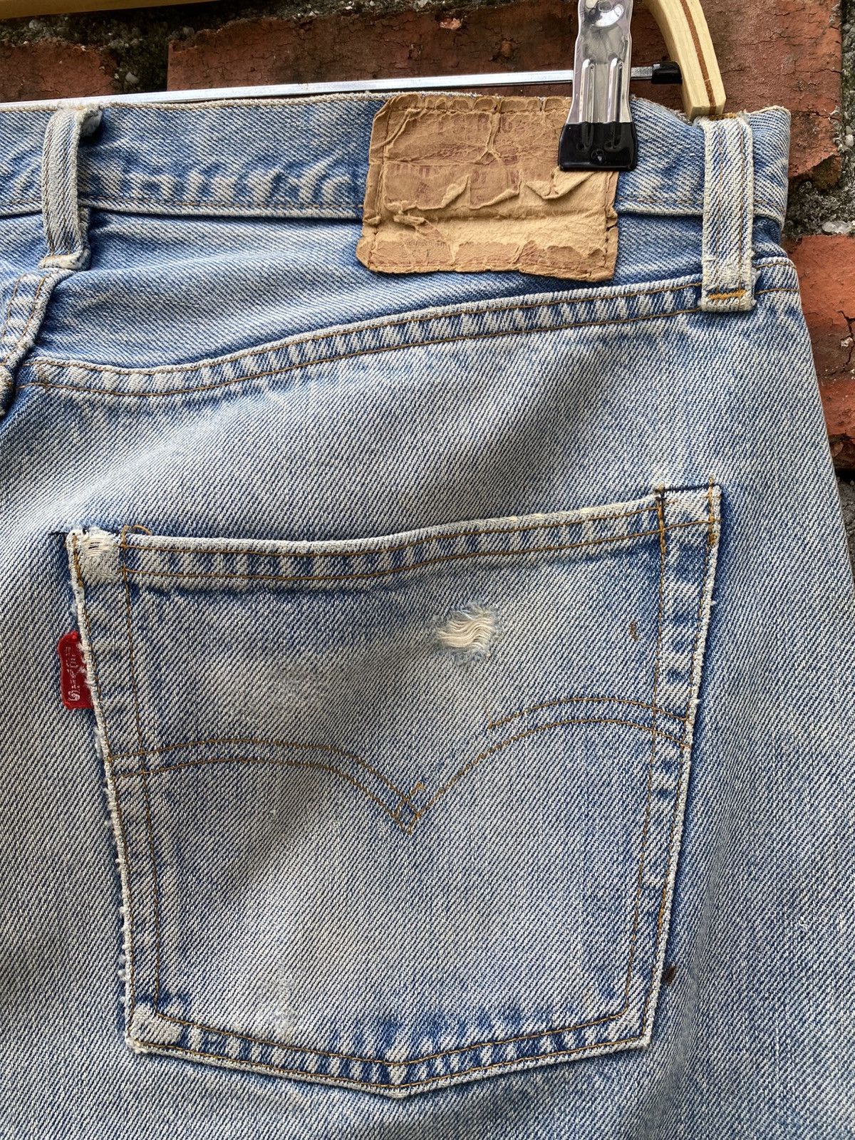 Levi's × Levi's Vintage Clothing × Vintage W33x29.5 Vintage levi's 501 redline repaired made in USA Size US 33 - 8 Thumbnail