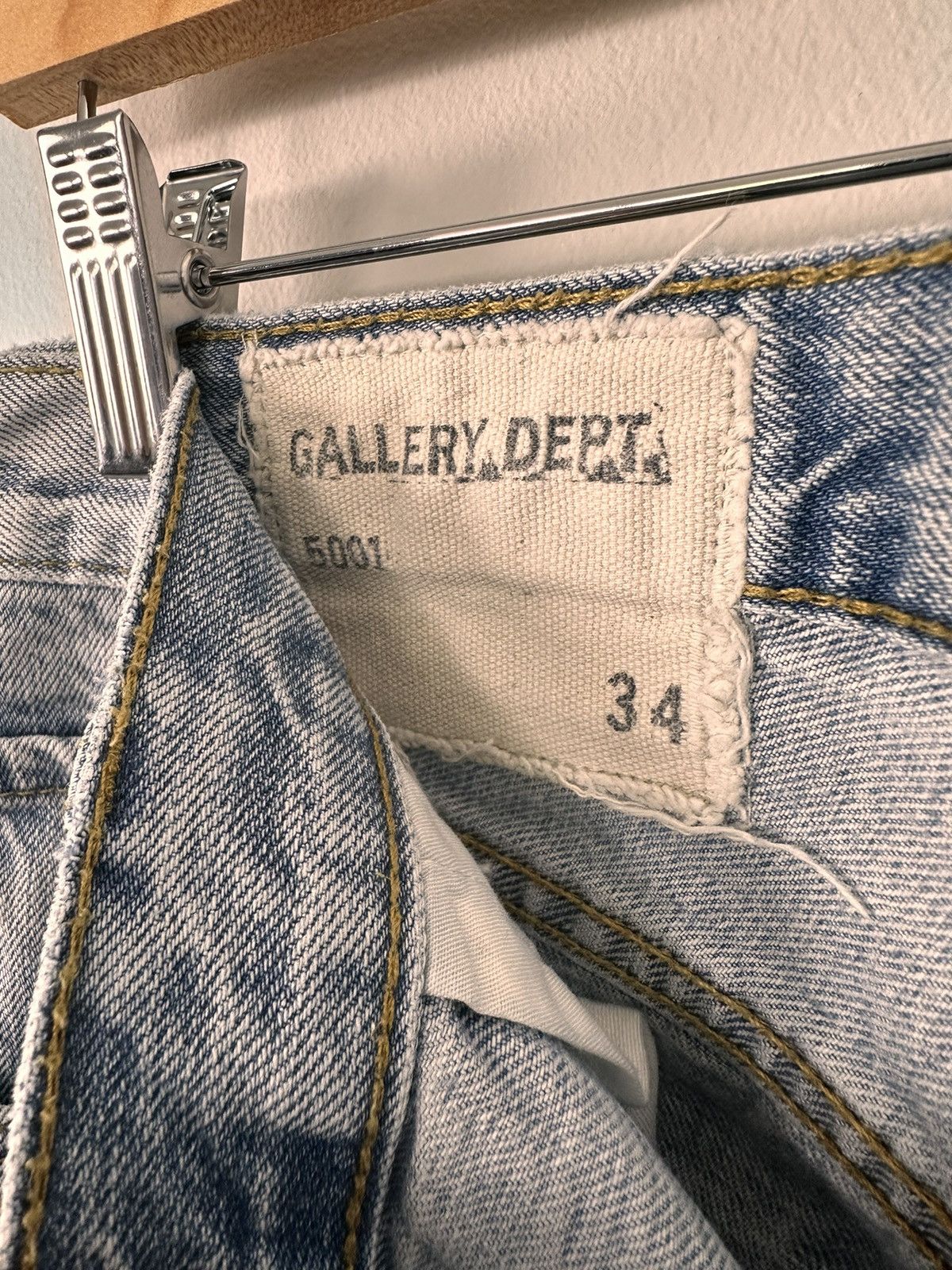 Gallery Dept. Gallery Dept. Light wash 5001 Denims Size US 34 / EU 50 - 5 Thumbnail