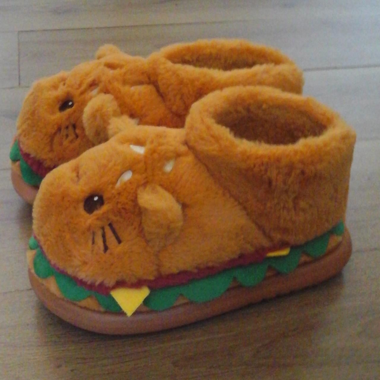Other Cute Hamburger Cat Indoor Shoes/Slippers Unisex Size US 8.5 / IT 38.5 - 4 Thumbnail