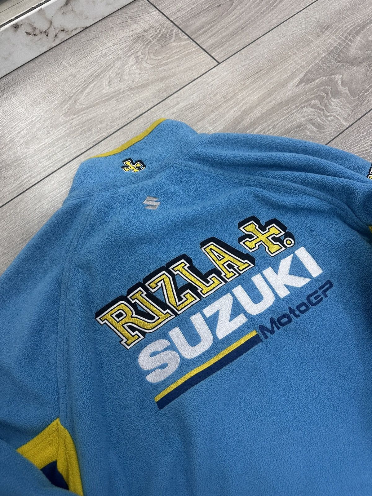Vintage Suzuki Moto Racing Fleece Jacket Size US M / EU 48-50 / 2 - 9 Thumbnail
