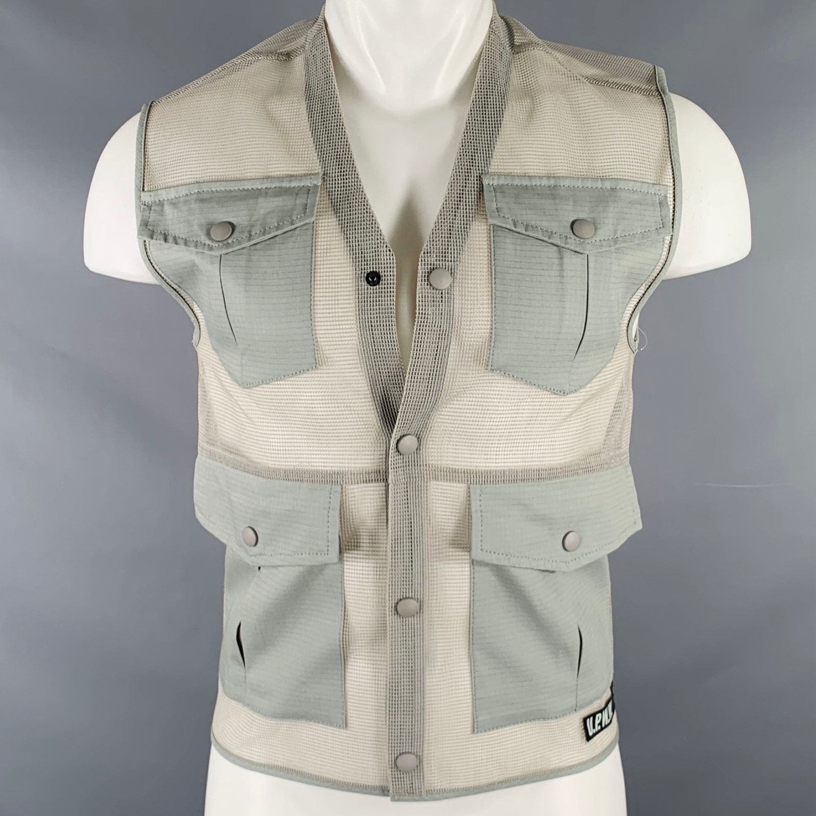 U.P.W.W. U.P.W.W. Size XS Grey Orange Mesh Polyurethane Utility Vest Size US XS / EU 42 / 0 - 1 Thumbnail