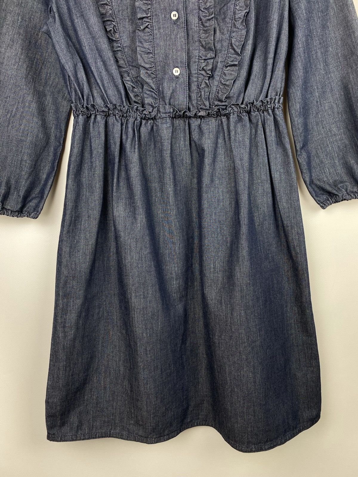 Miu Miu Miu Miu ladies long sleeve denim shirt dress size 40 blue Size S / US 4 / IT 40 - 12 Thumbnail
