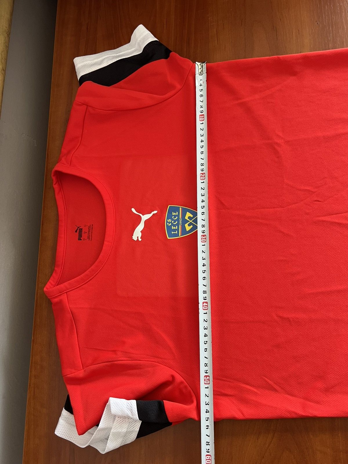 Puma 2022 CS LECCE BIENNE SOCCER JERSEY FOOTBALL SHIRT RED Size US L / EU 52-54 / 3 - 15 Thumbnail