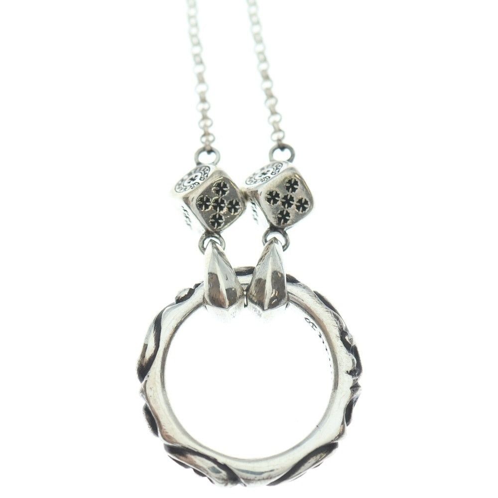 Chrome Hearts Eyewear Loop Dice Double Necklace
