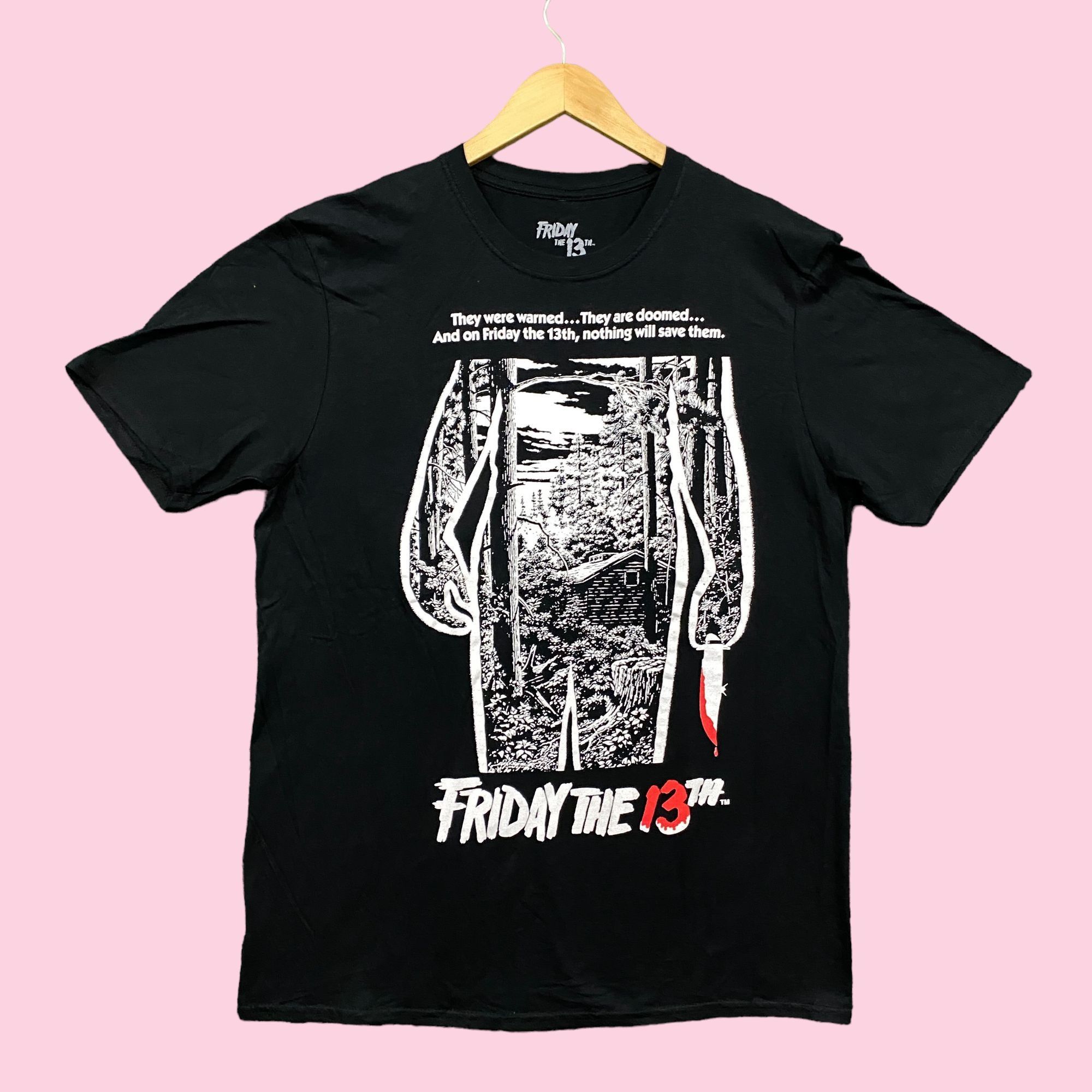 Universal Studios Friday the 13th Jason Voorhees Horror Poster Tee L ...