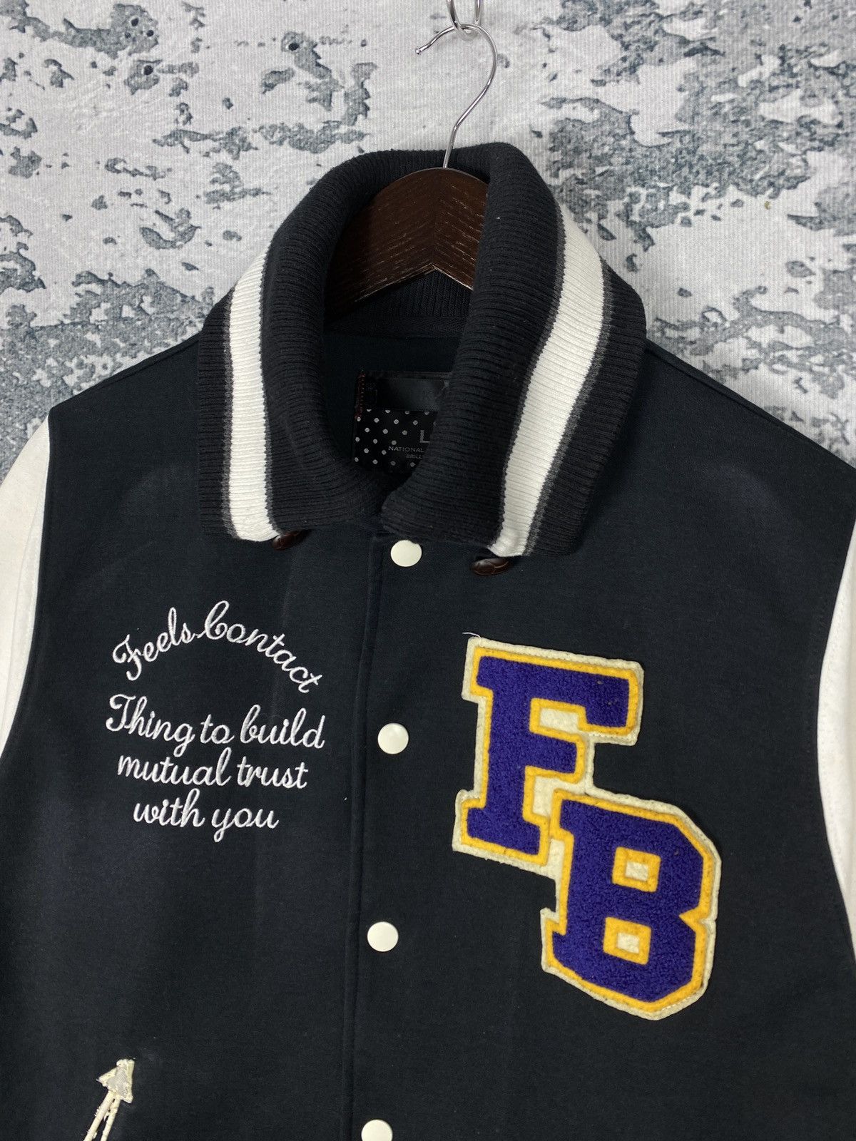 Japanese Brand Vintage Japanese Brand Varsity Sweatshirts Size US L / EU 52-54 / 3 - 3 Thumbnail