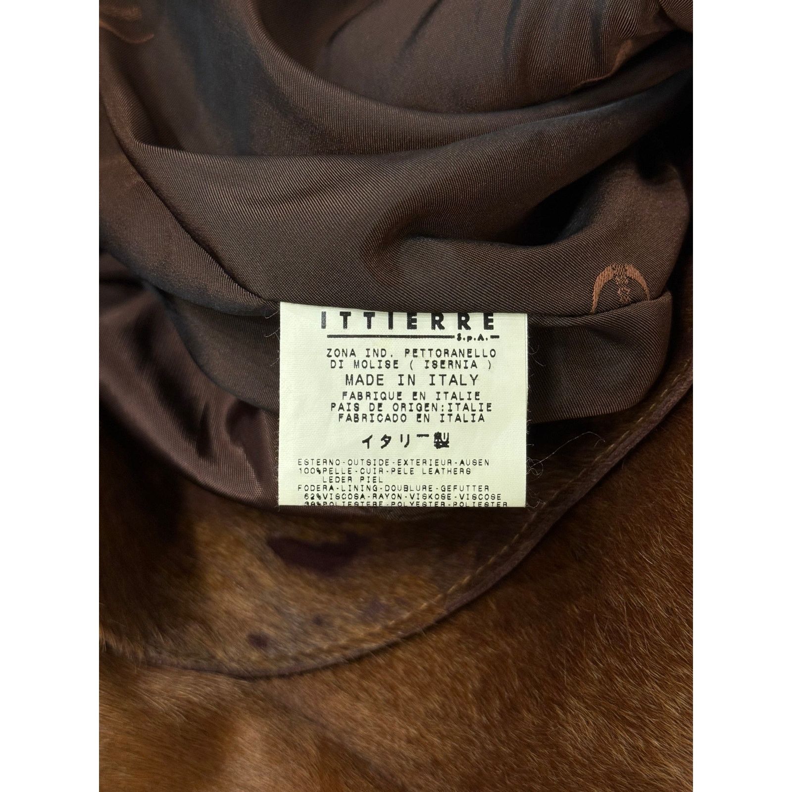 Roberto Cavalli A/W2004 Roberto Cavalli pony hair leather coat Size US L / EU 52-54 / 3 - 10 Thumbnail