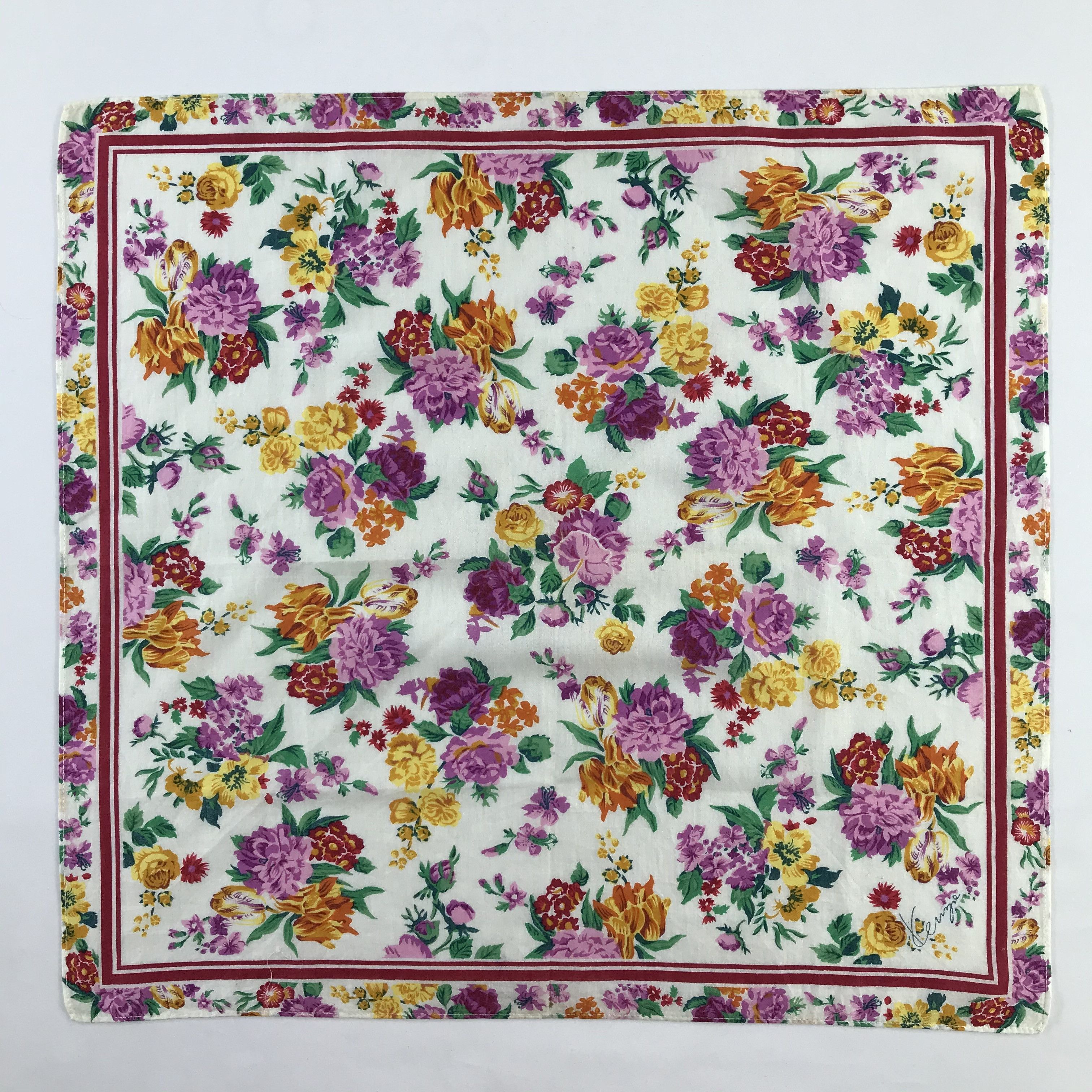 Kenzo Bandana / Handkerchief / Neckerchief - S860