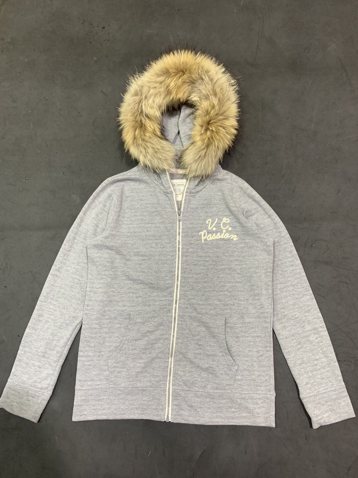 image of If Six Was Nine x Le Grande Bleu L G B Bindingoffervent Couvert Furhoodie Lgb Ifsixwasnine in Grey 